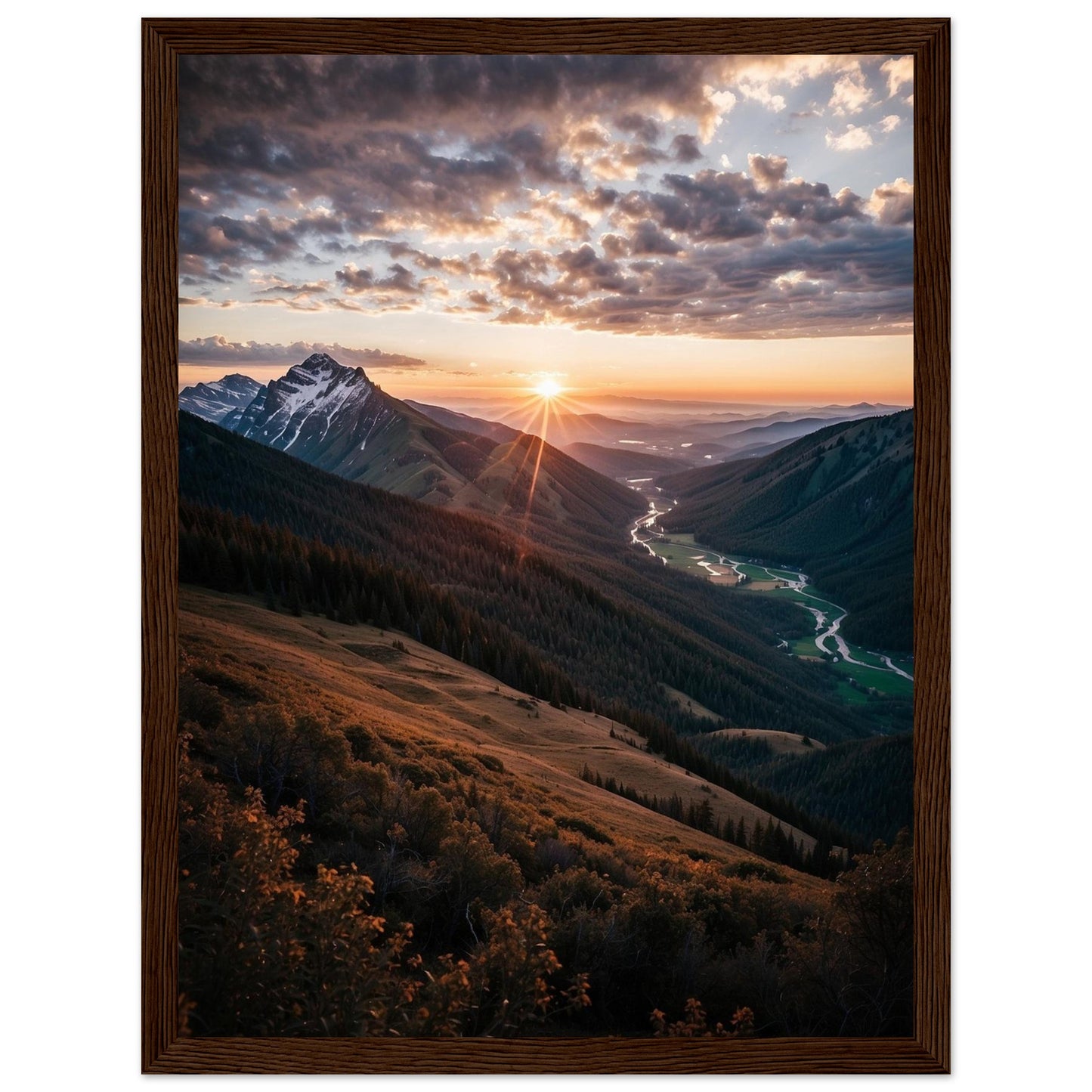 Premium Matte Paper Wooden Framed Poster