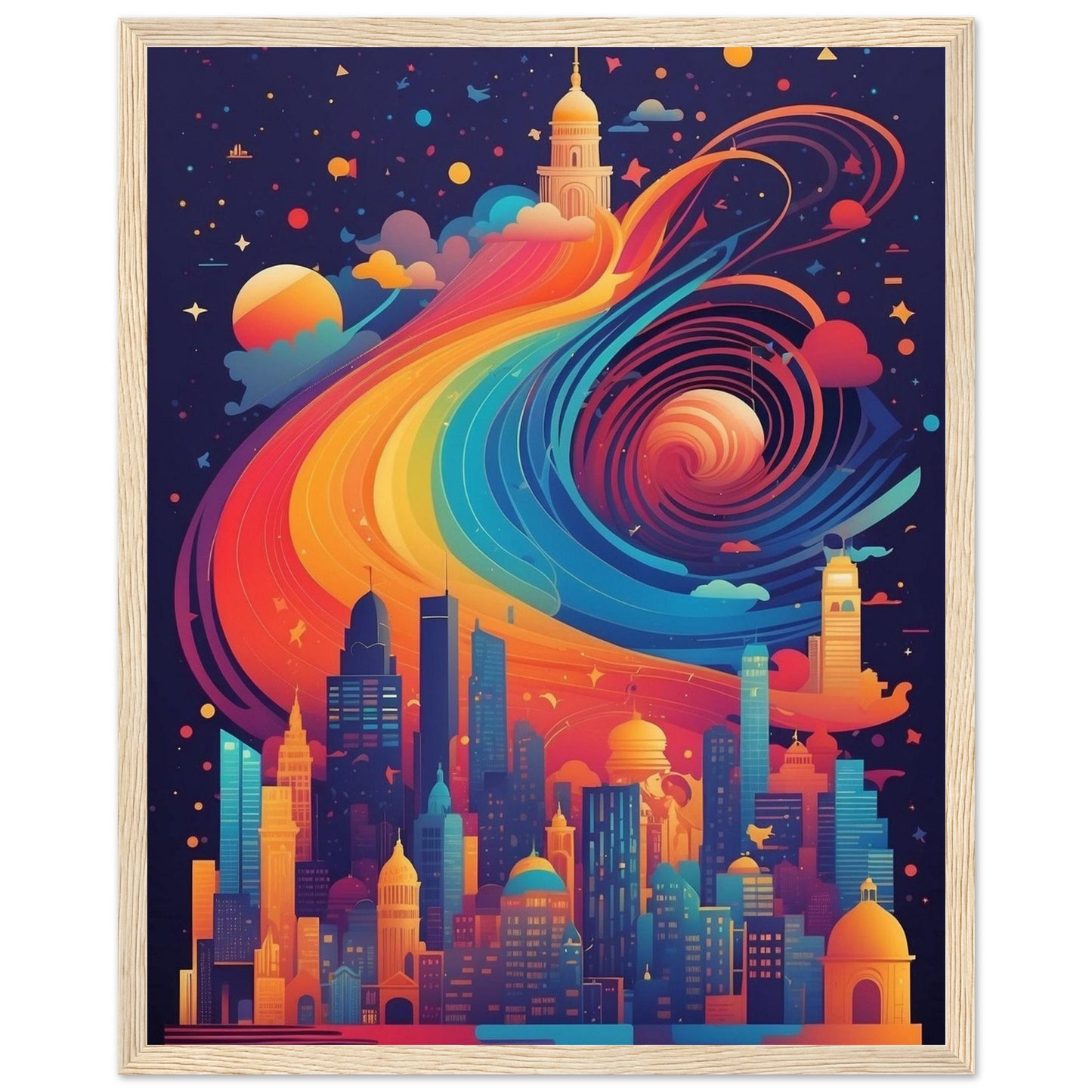 Premium Matte Paper Wooden Framed Poster