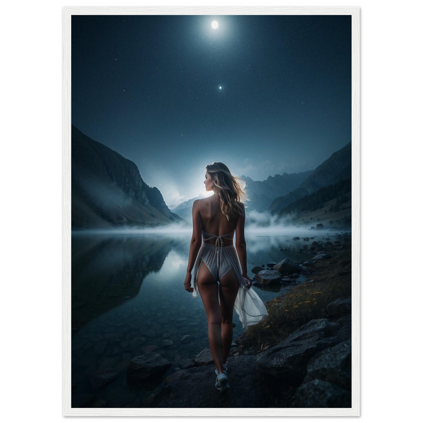 Premium Matte Paper Wooden Framed Poster