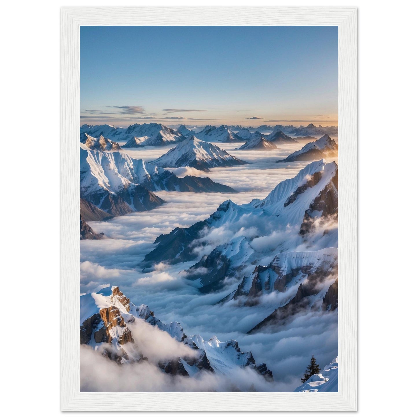 Premium Matte Paper Wooden Framed Poster