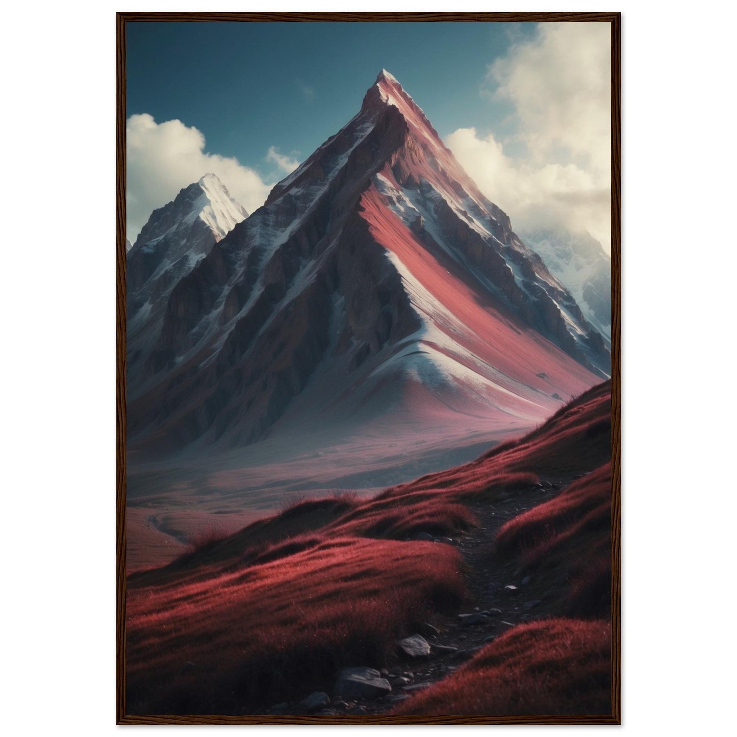 Premium Matte Paper Wooden Framed Poster