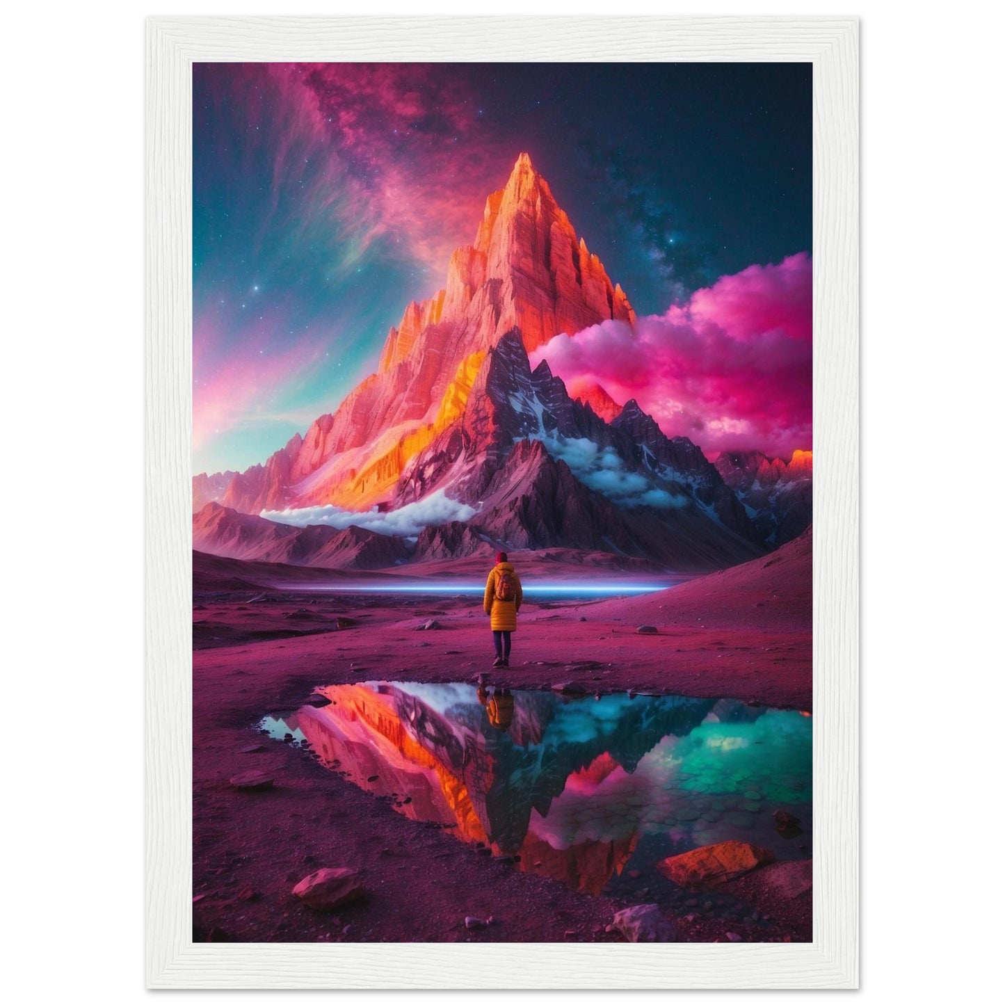 Premium Matte Paper Wooden Framed Poster