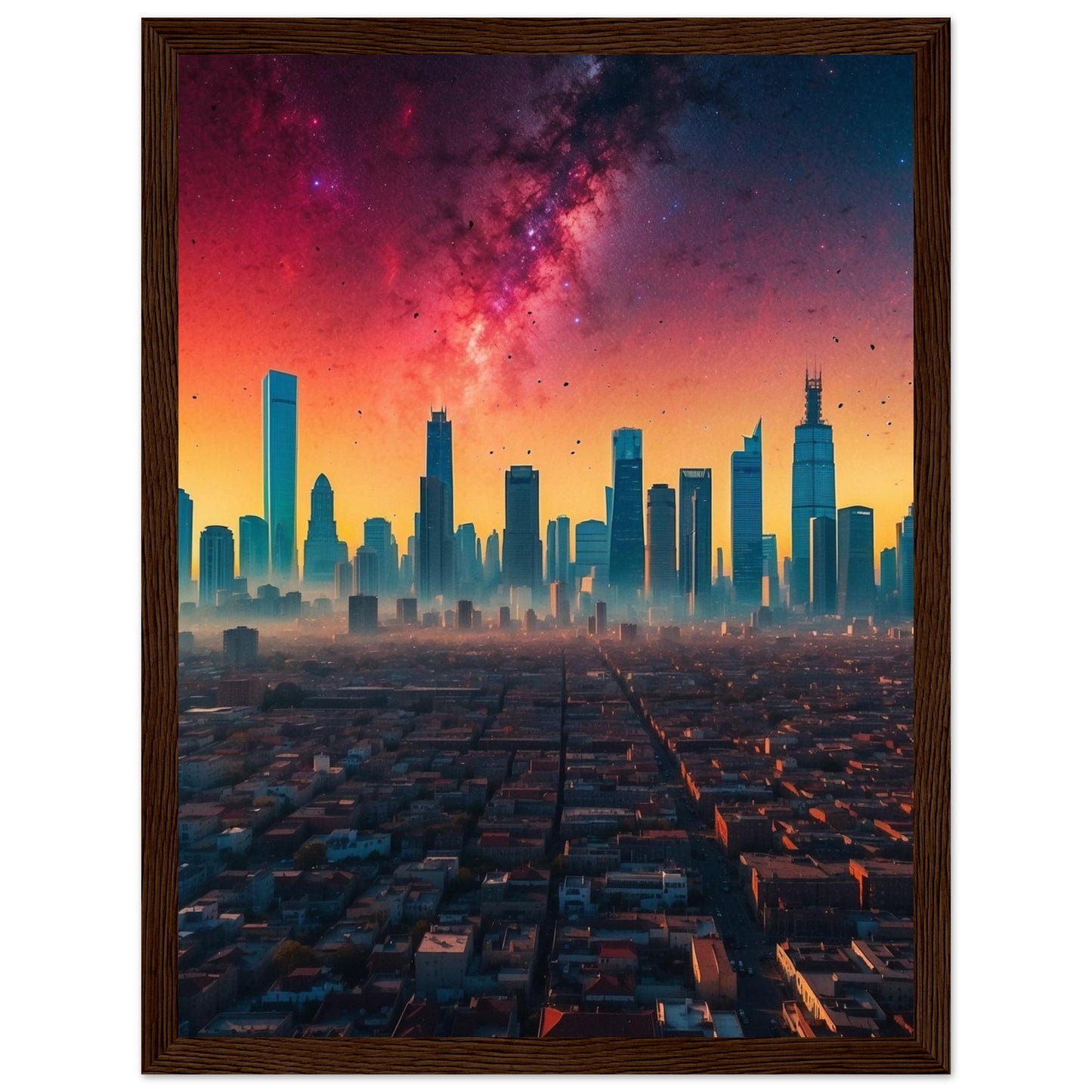 Premium Matte Paper Wooden Framed Poster
