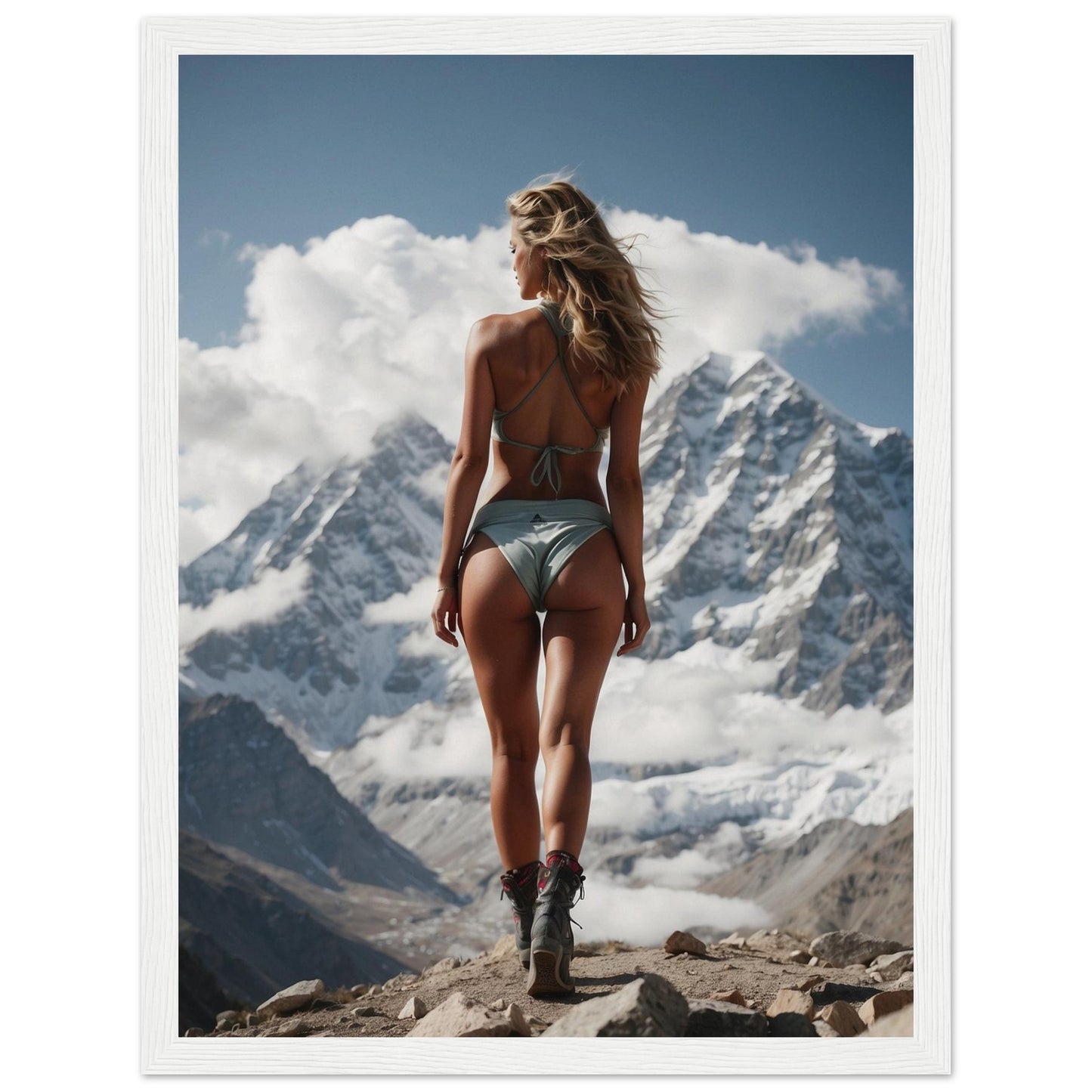 Premium Matte Paper Wooden Framed Poster
