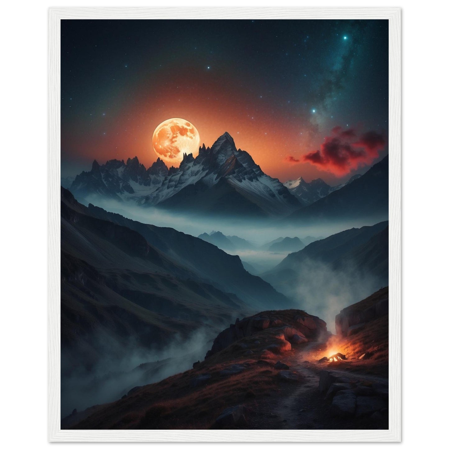 Premium Matte Paper Wooden Framed Poster