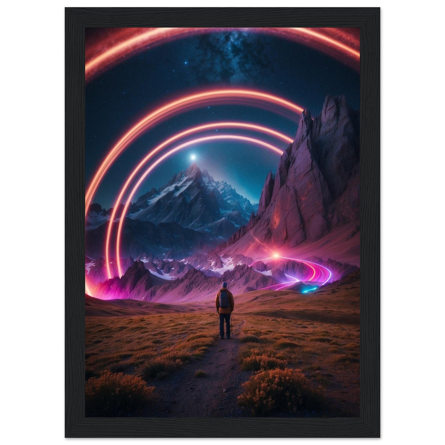 Premium Matte Paper Wooden Framed Poster