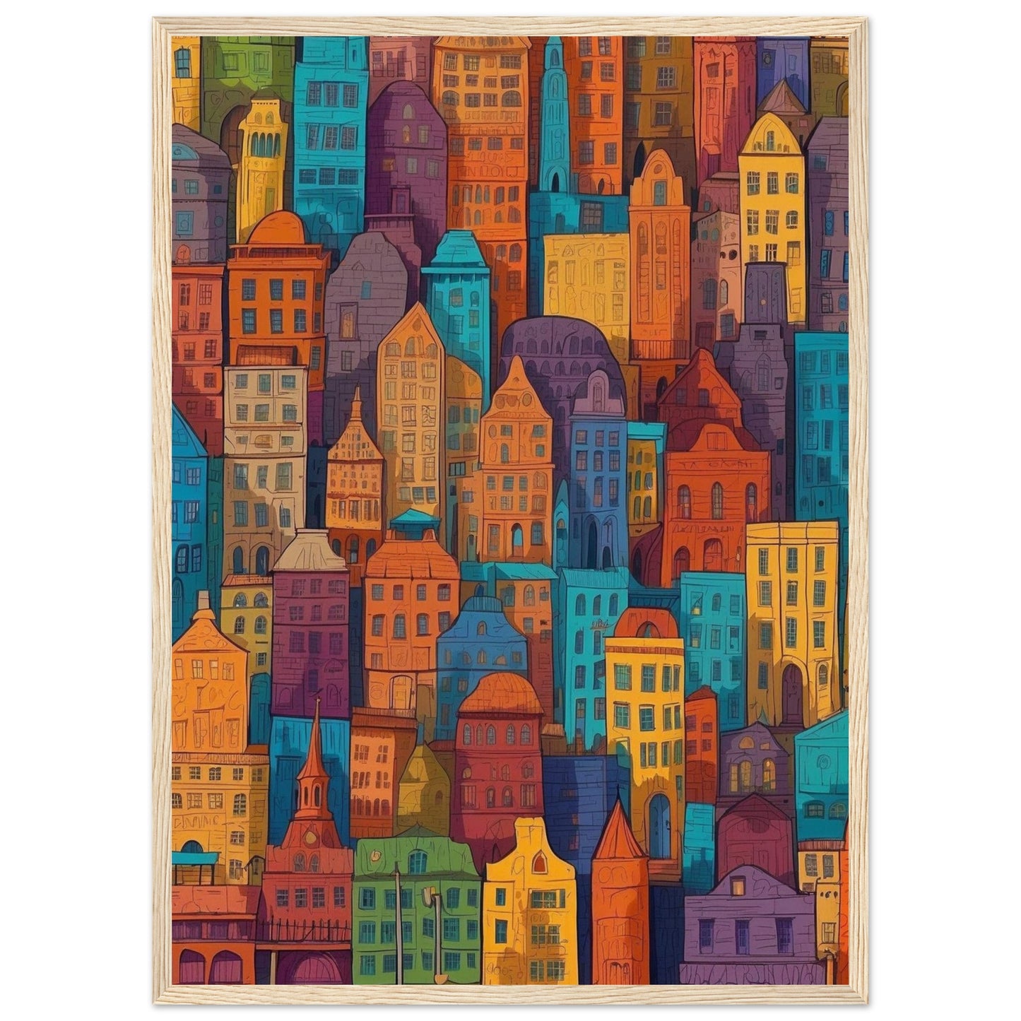 Premium Matte Paper Wooden Framed Poster