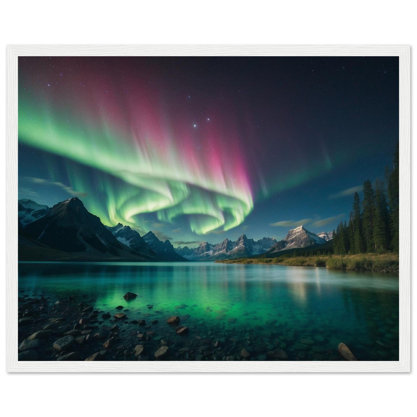 Premium Matte Paper Wooden Framed Poster