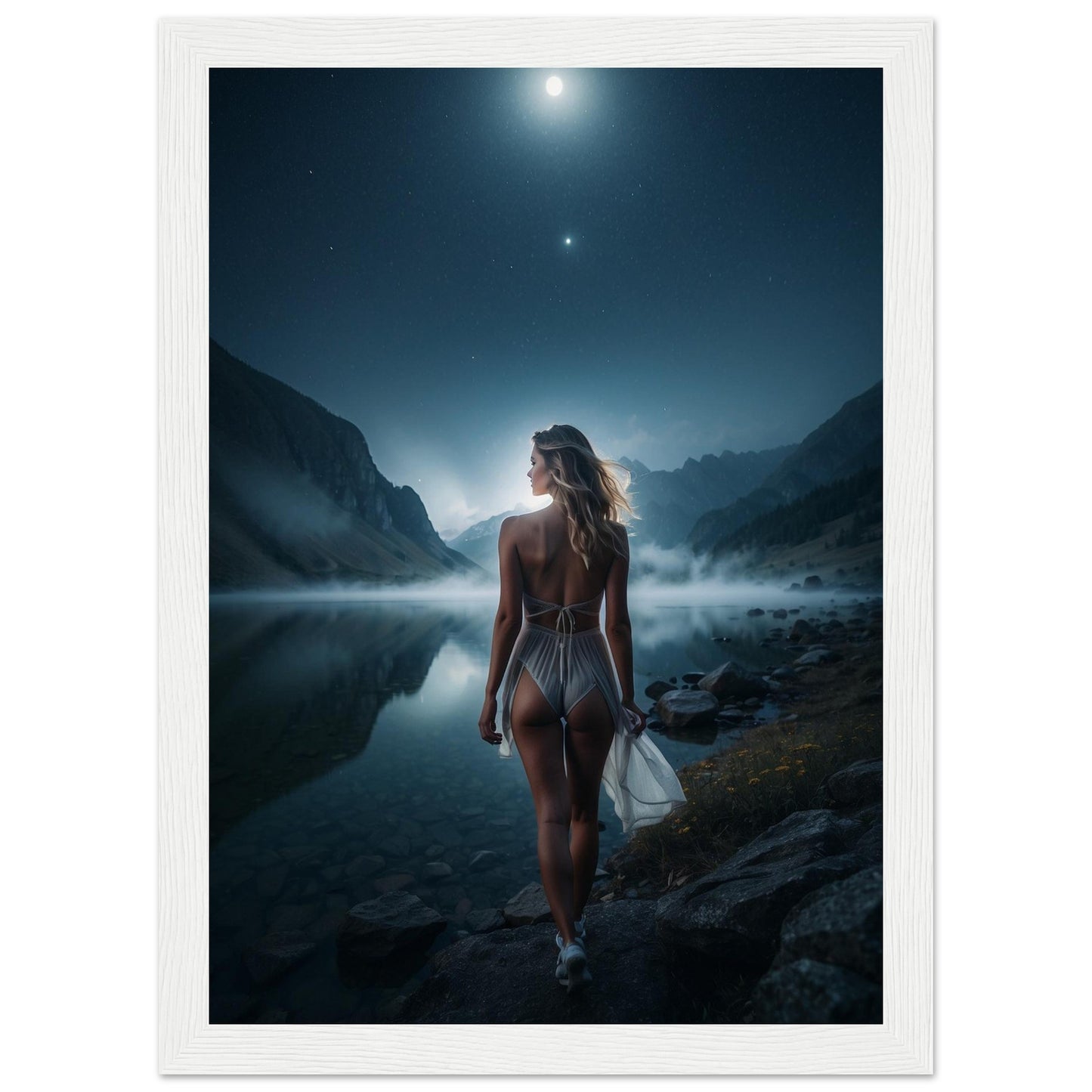 Premium Matte Paper Wooden Framed Poster