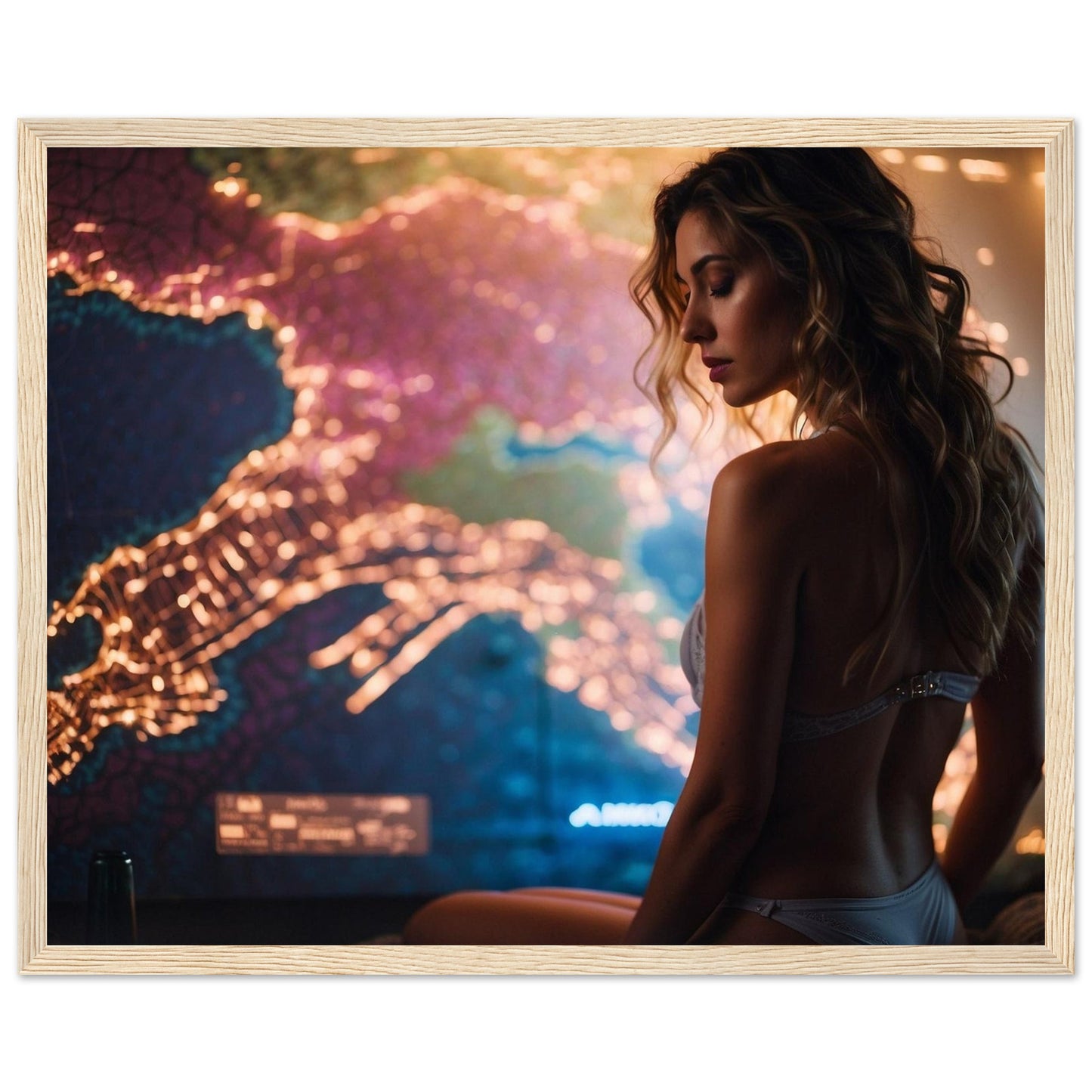 Premium Matte Paper Wooden Framed Poster