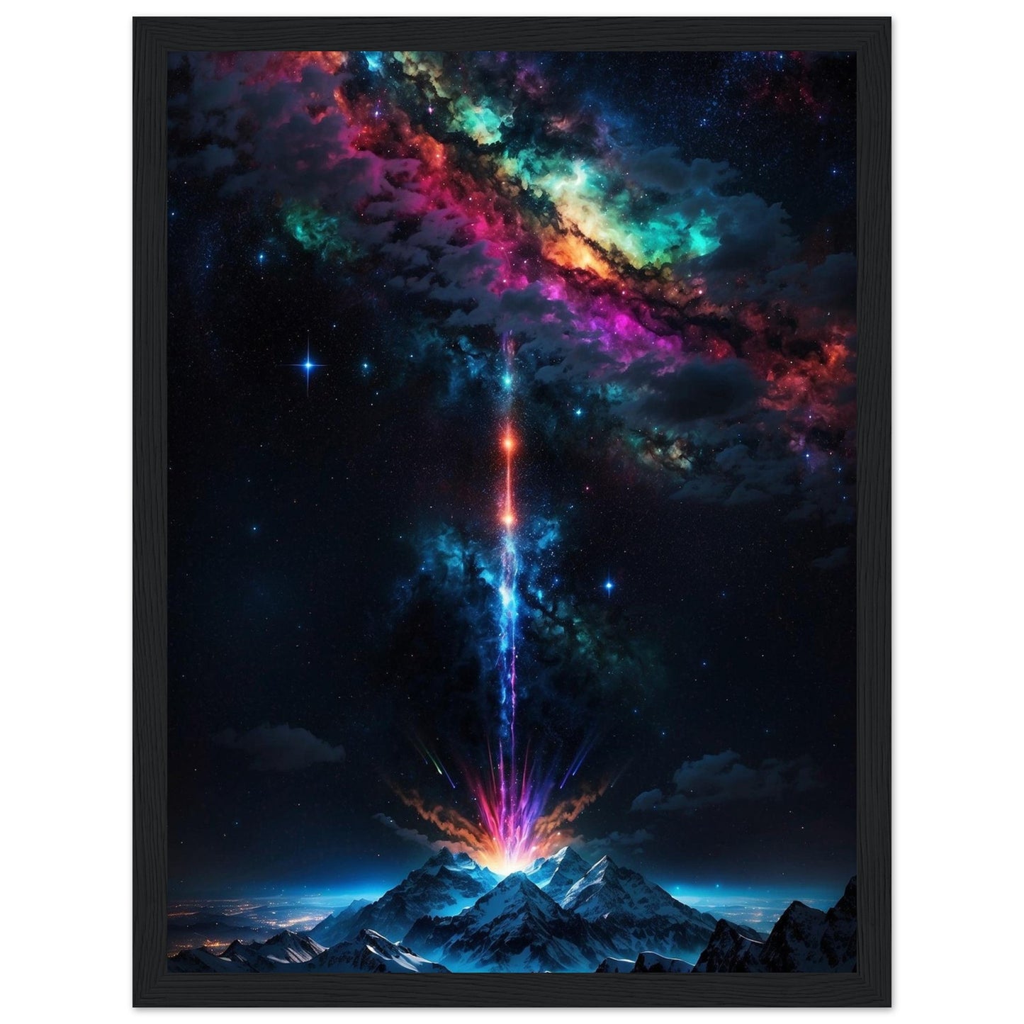 Premium Matte Paper Wooden Framed Poster