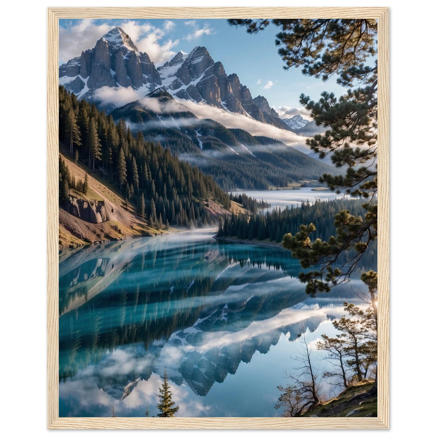 Premium Matte Paper Wooden Framed Poster