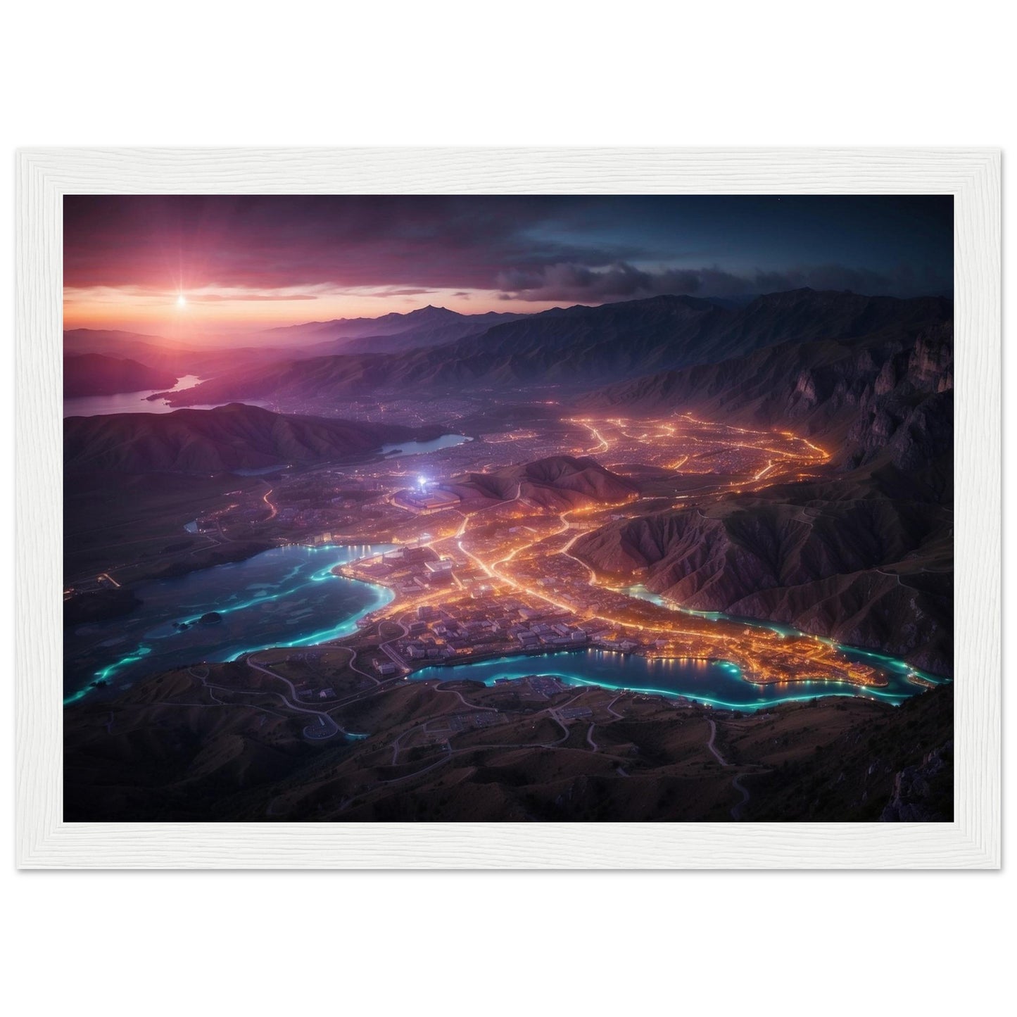 Premium Matte Paper Wooden Framed Poster