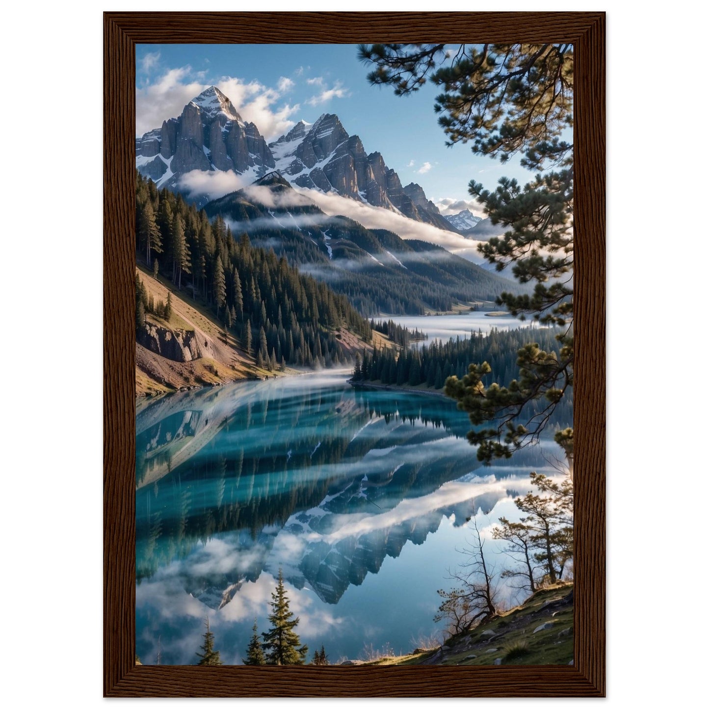 Premium Matte Paper Wooden Framed Poster