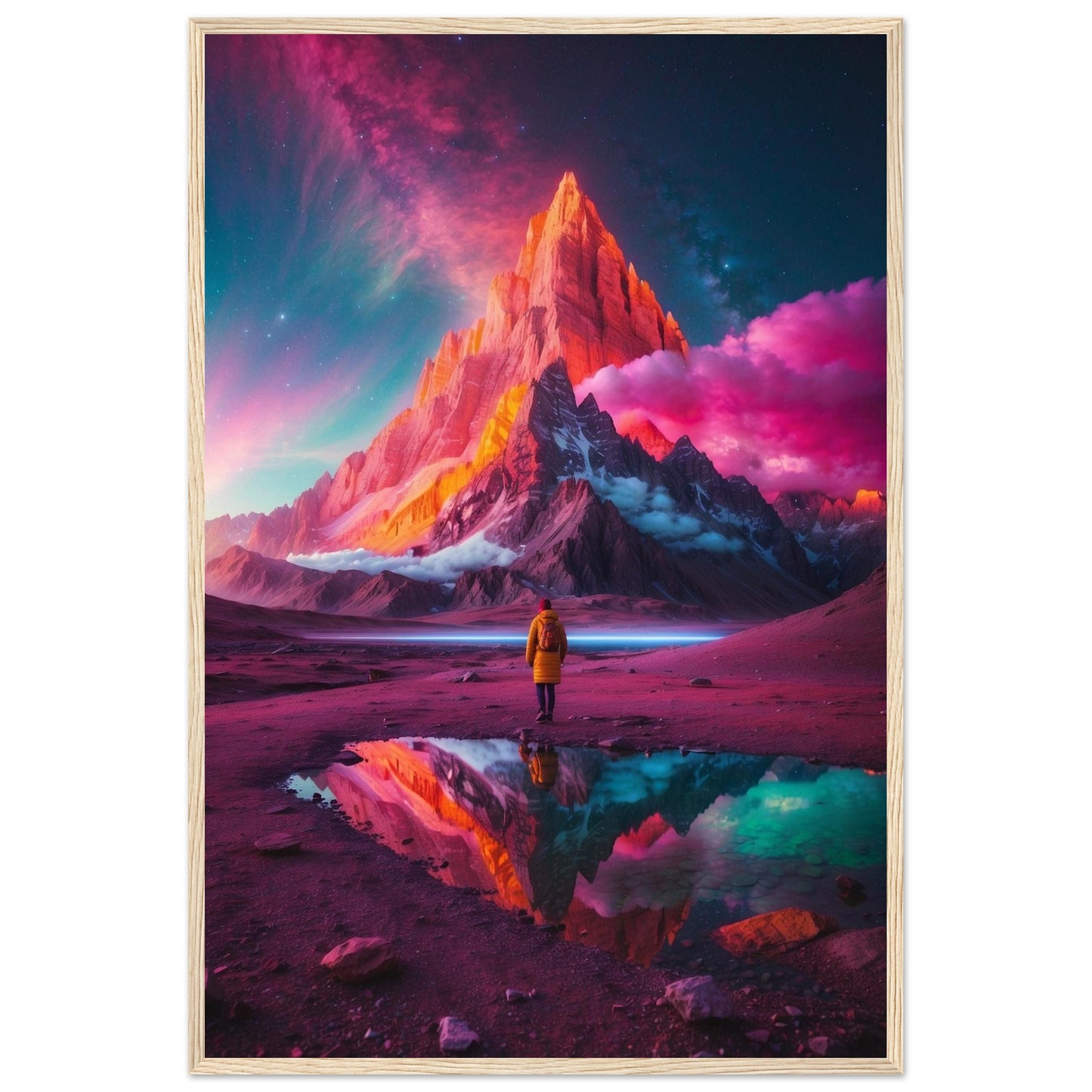 Premium Matte Paper Wooden Framed Poster
