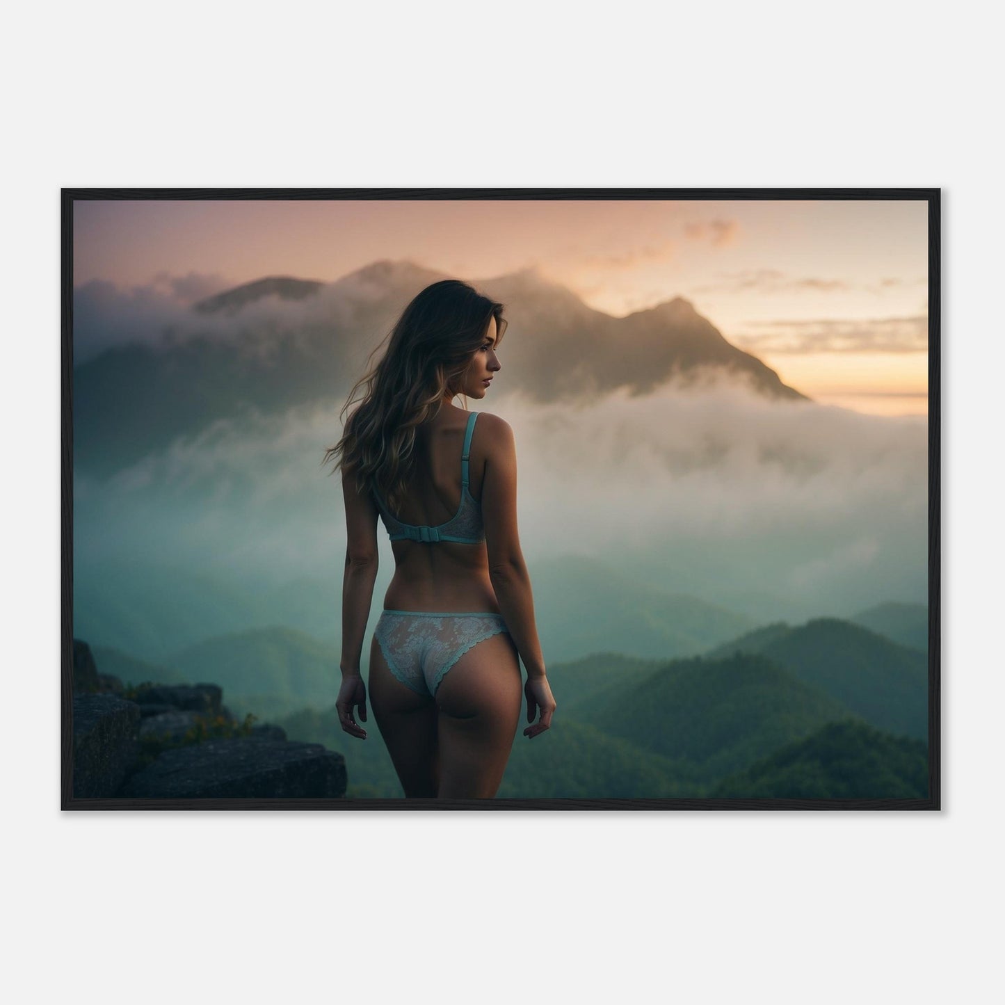 Premium Matte Paper Wooden Framed Poster