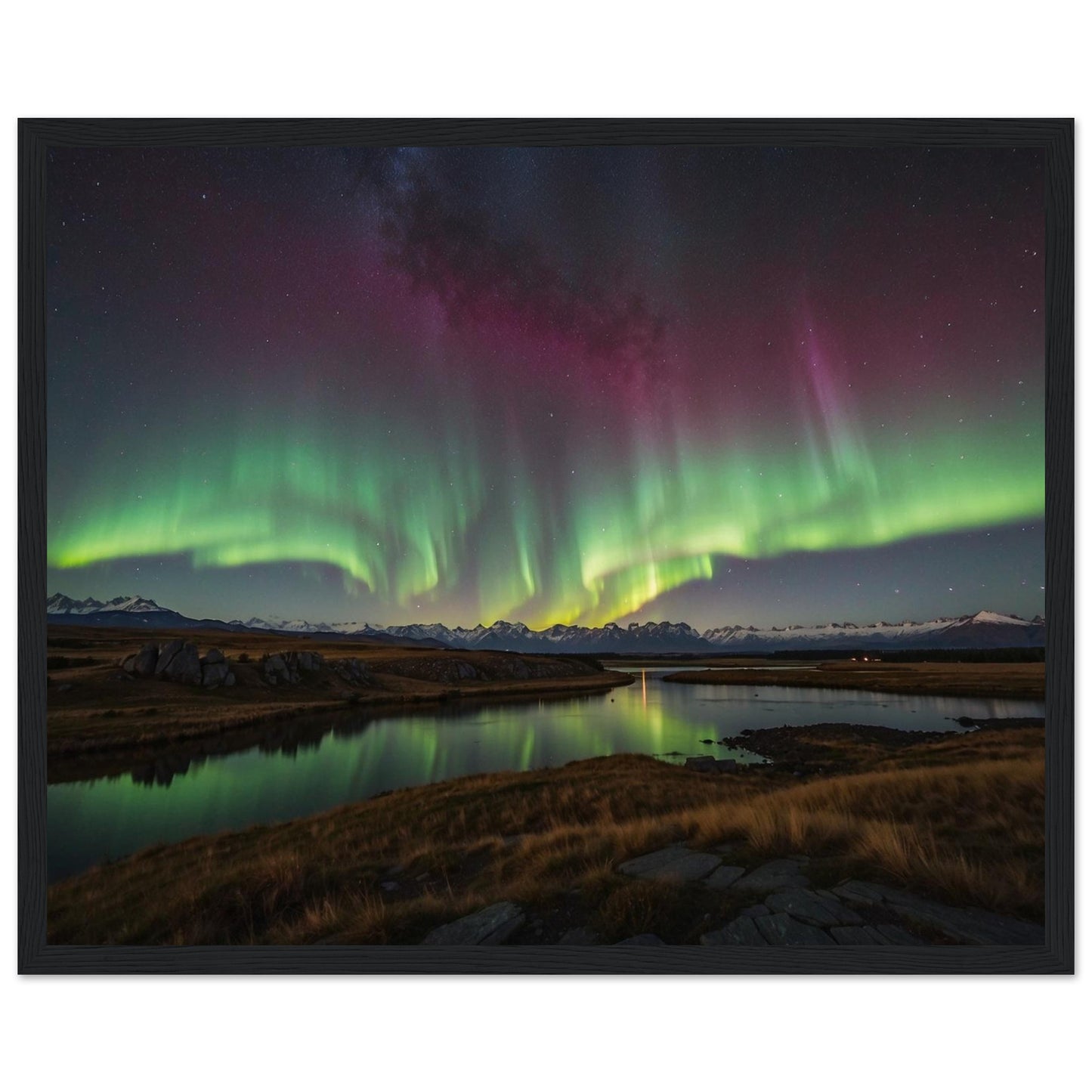 Premium Matte Paper Wooden Framed Poster