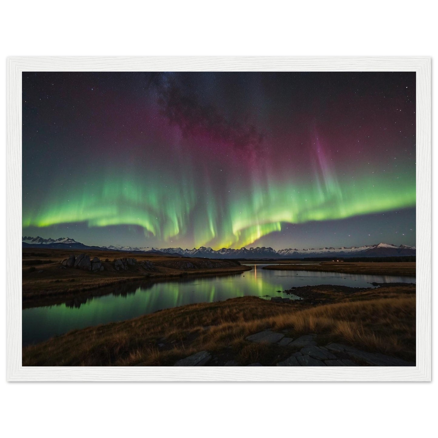 Premium Matte Paper Wooden Framed Poster