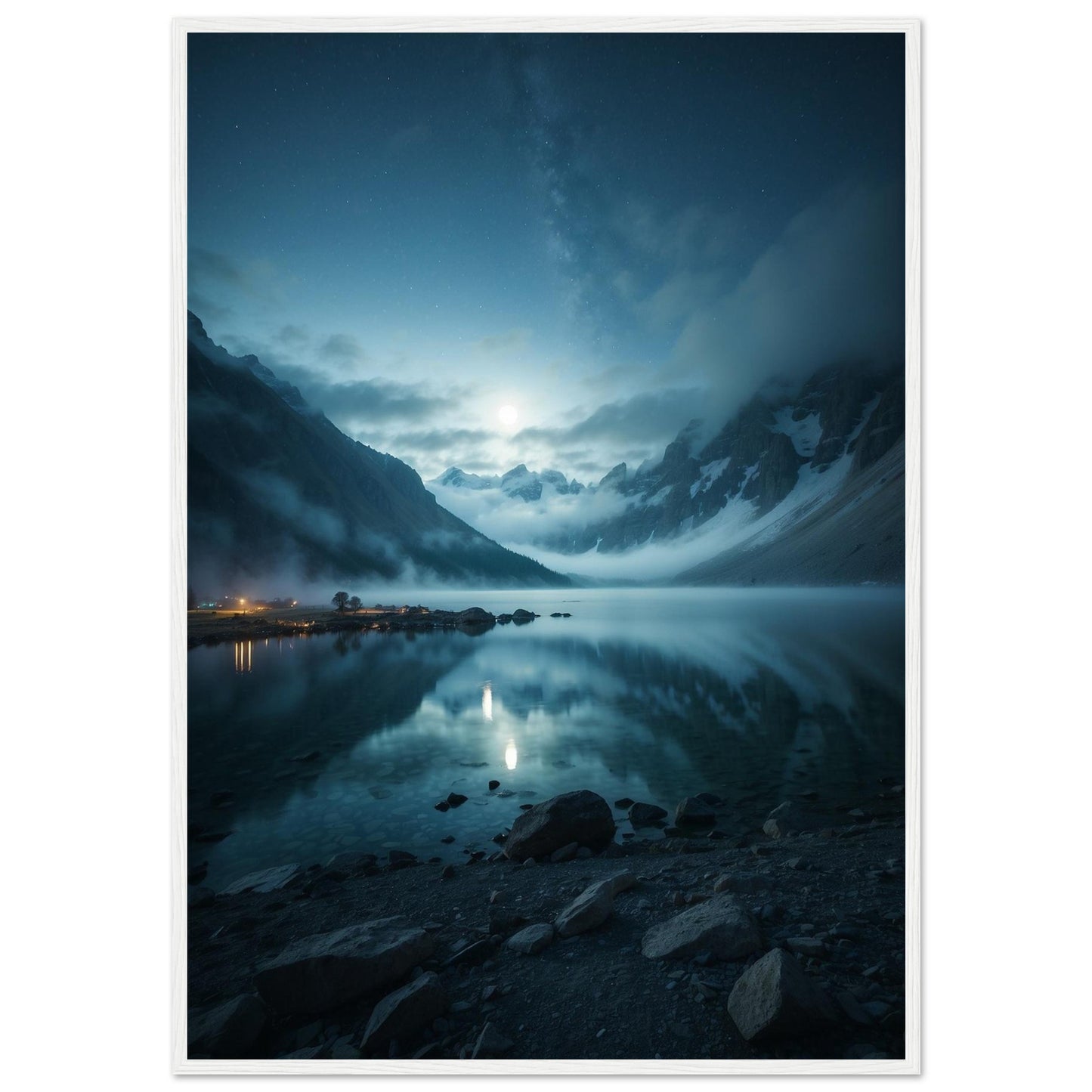 Premium Matte Paper Wooden Framed Poster
