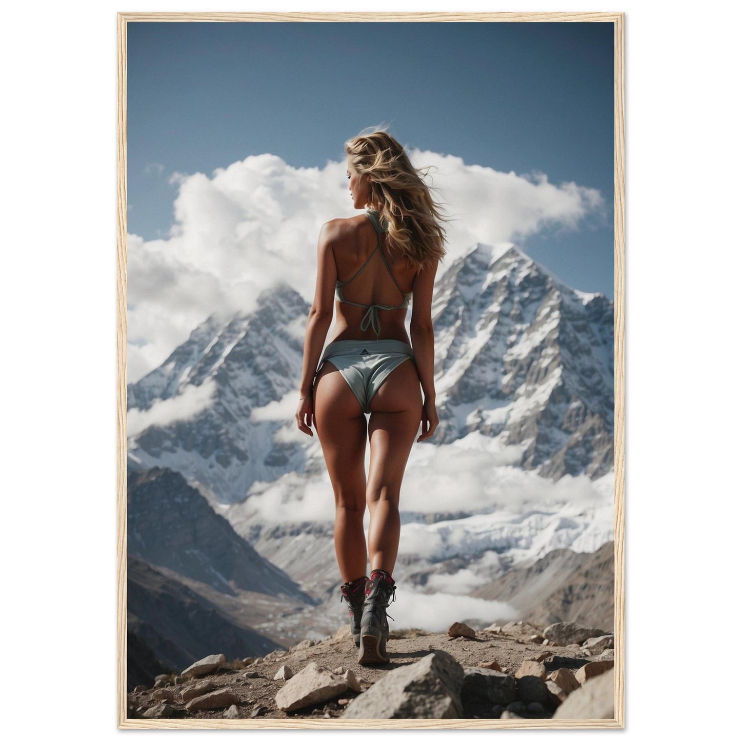 Premium Matte Paper Wooden Framed Poster