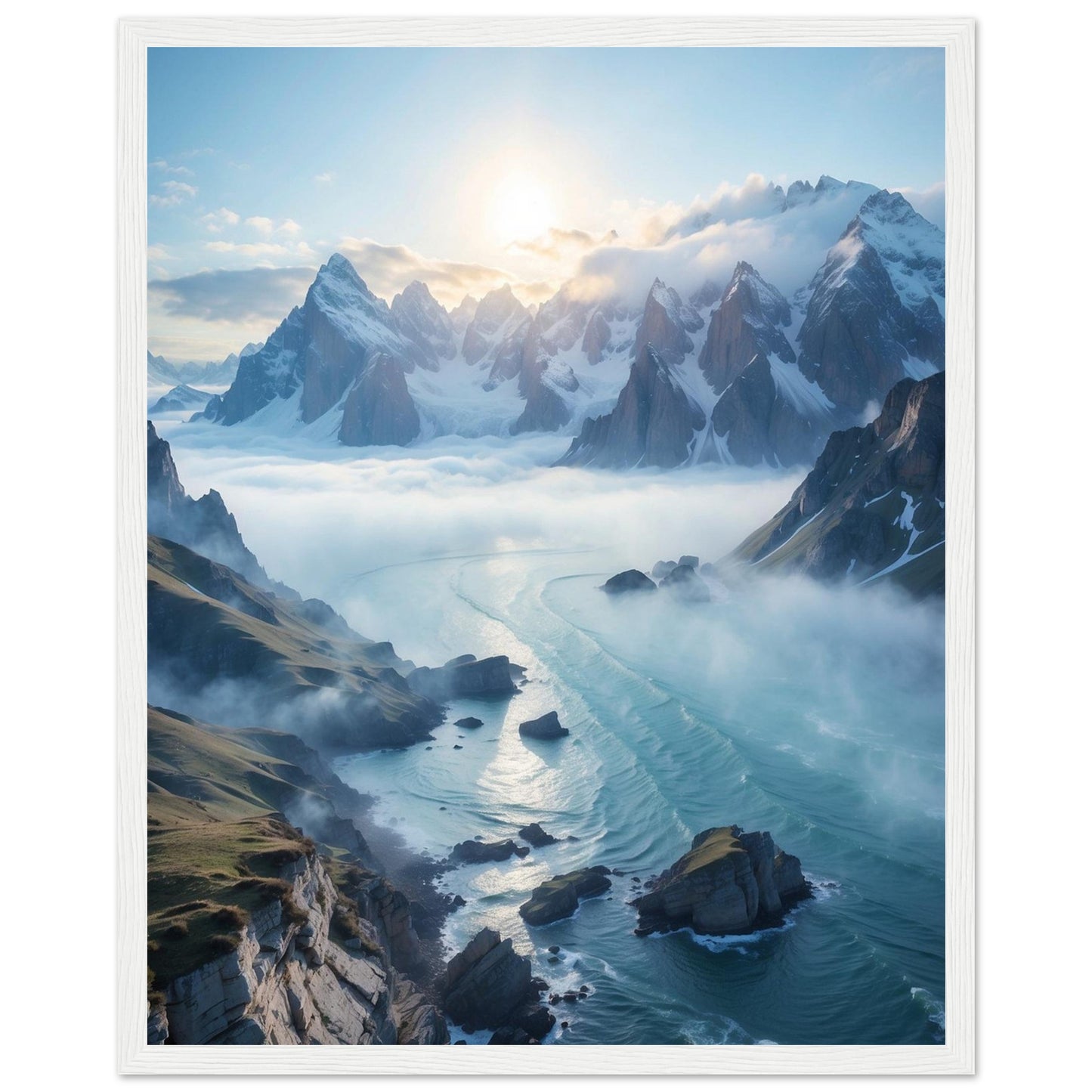 Premium Matte Paper Wooden Framed Poster