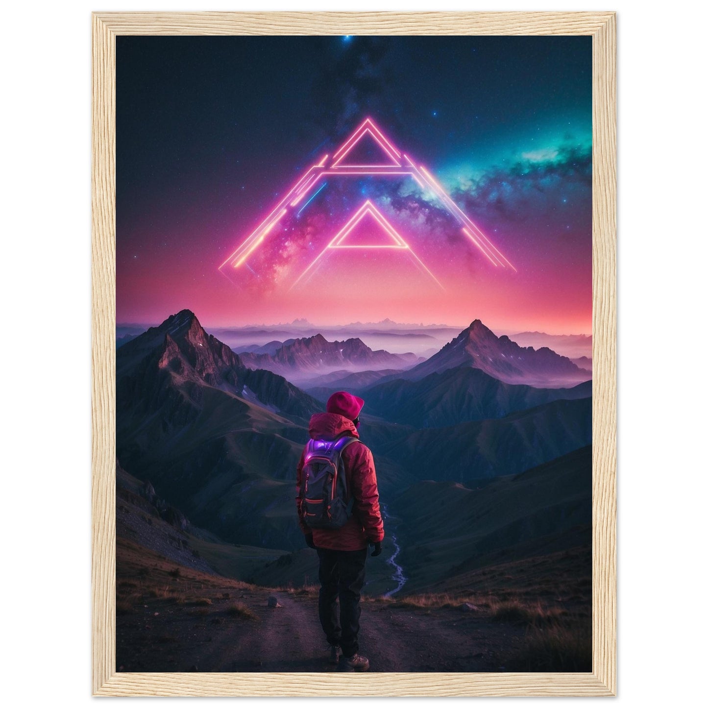 Premium Matte Paper Wooden Framed Poster