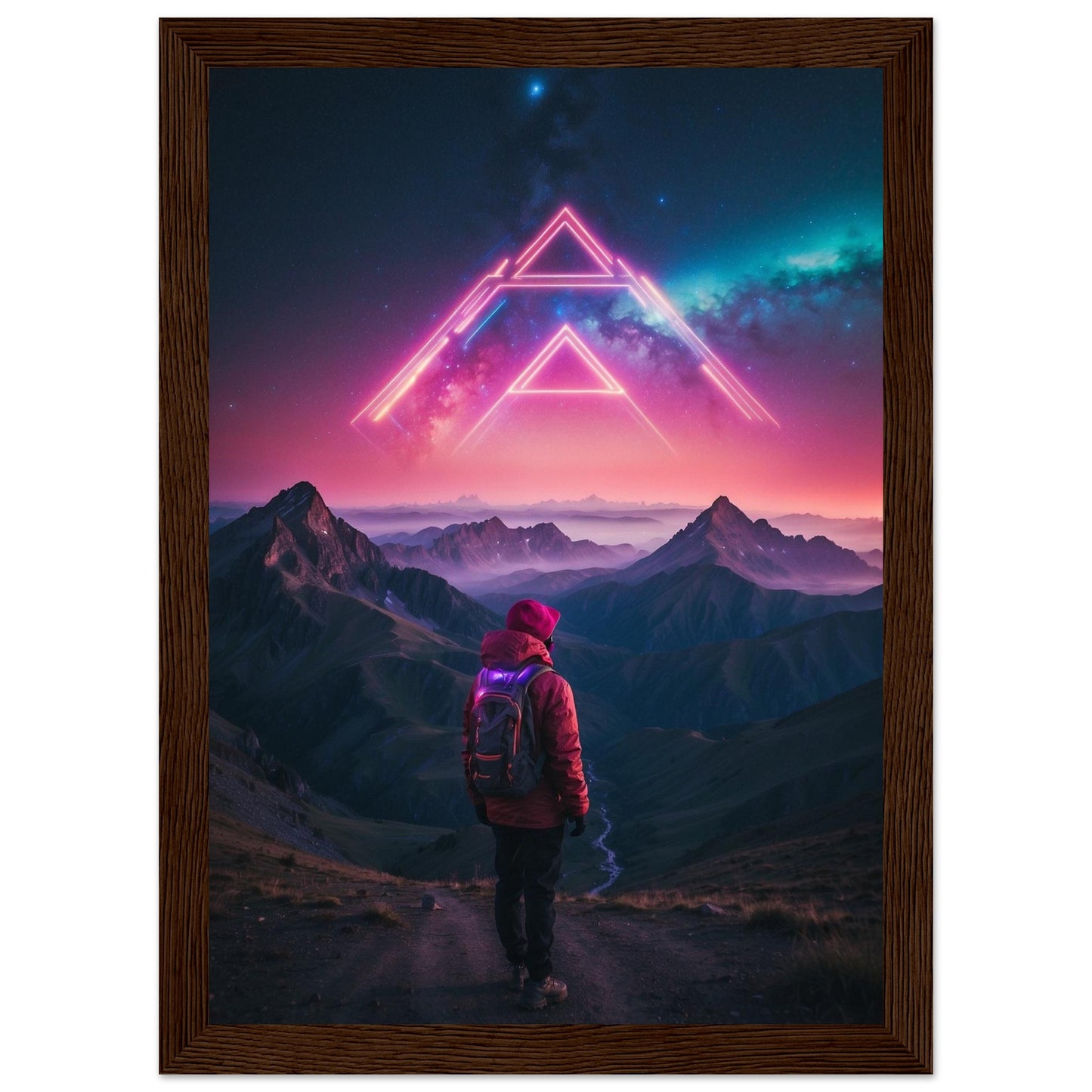 Premium Matte Paper Wooden Framed Poster