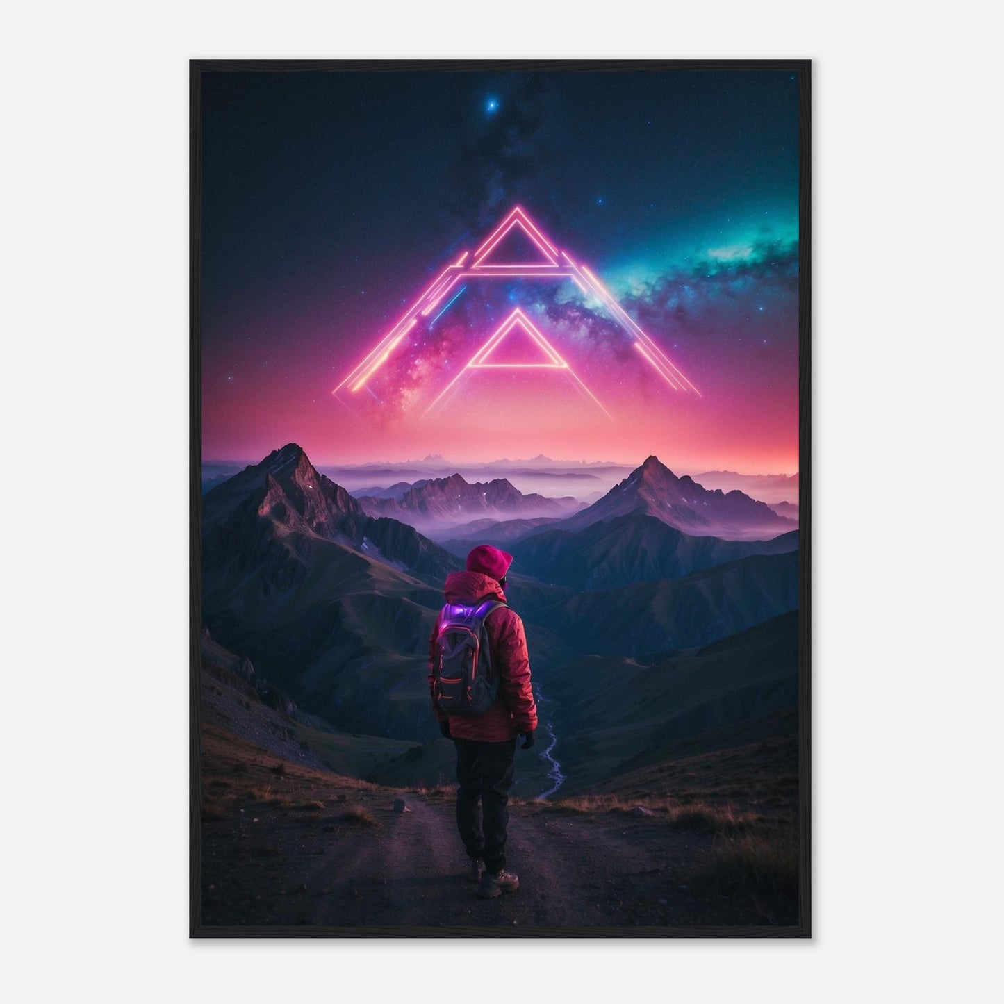 Premium Matte Paper Wooden Framed Poster