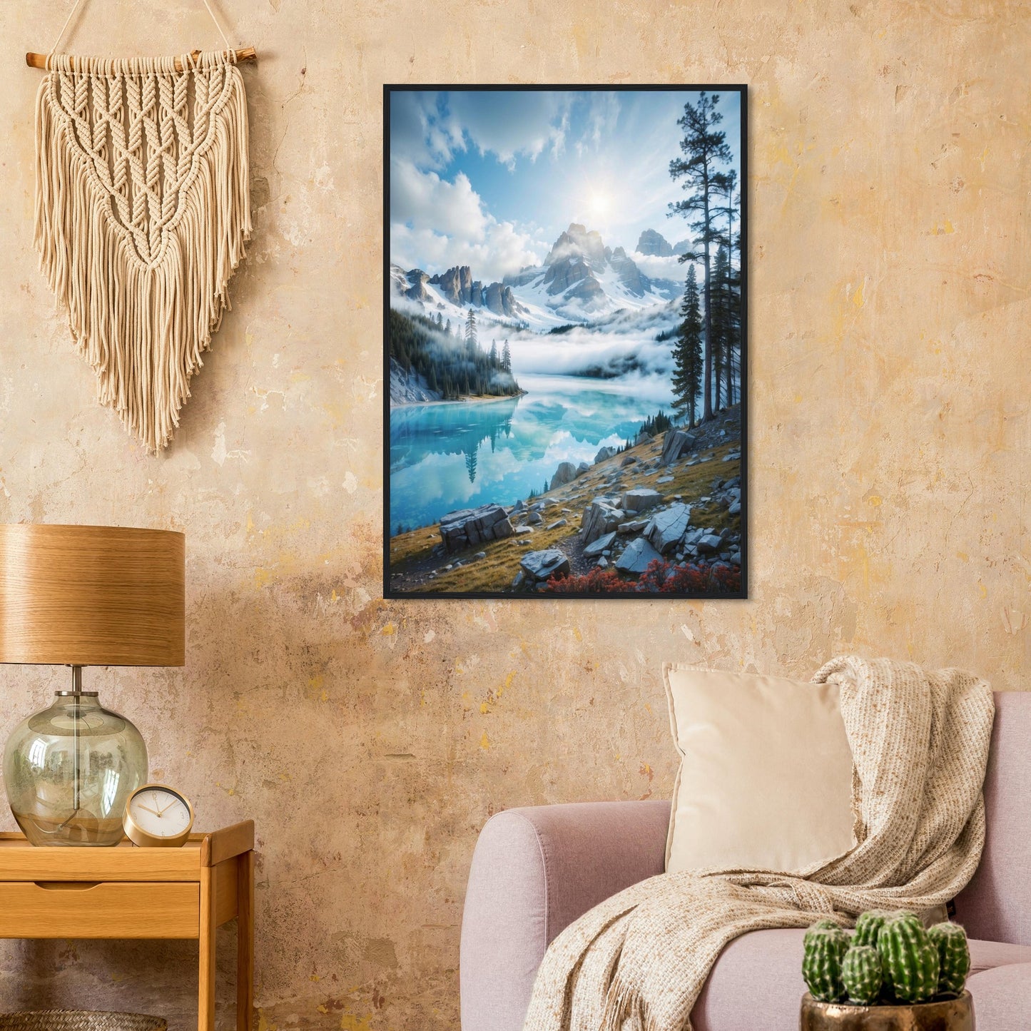 Premium Matte Paper Wooden Framed Poster