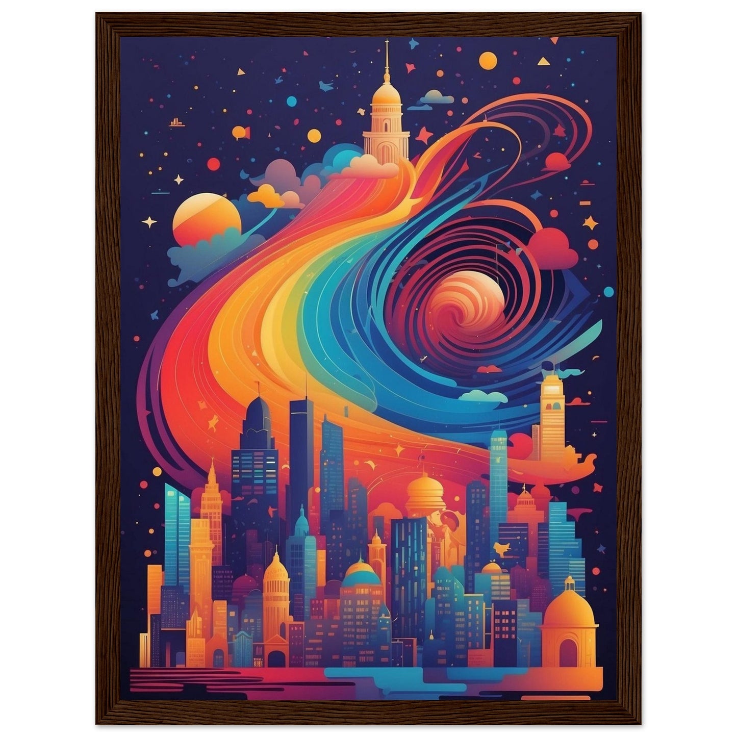 Premium Matte Paper Wooden Framed Poster