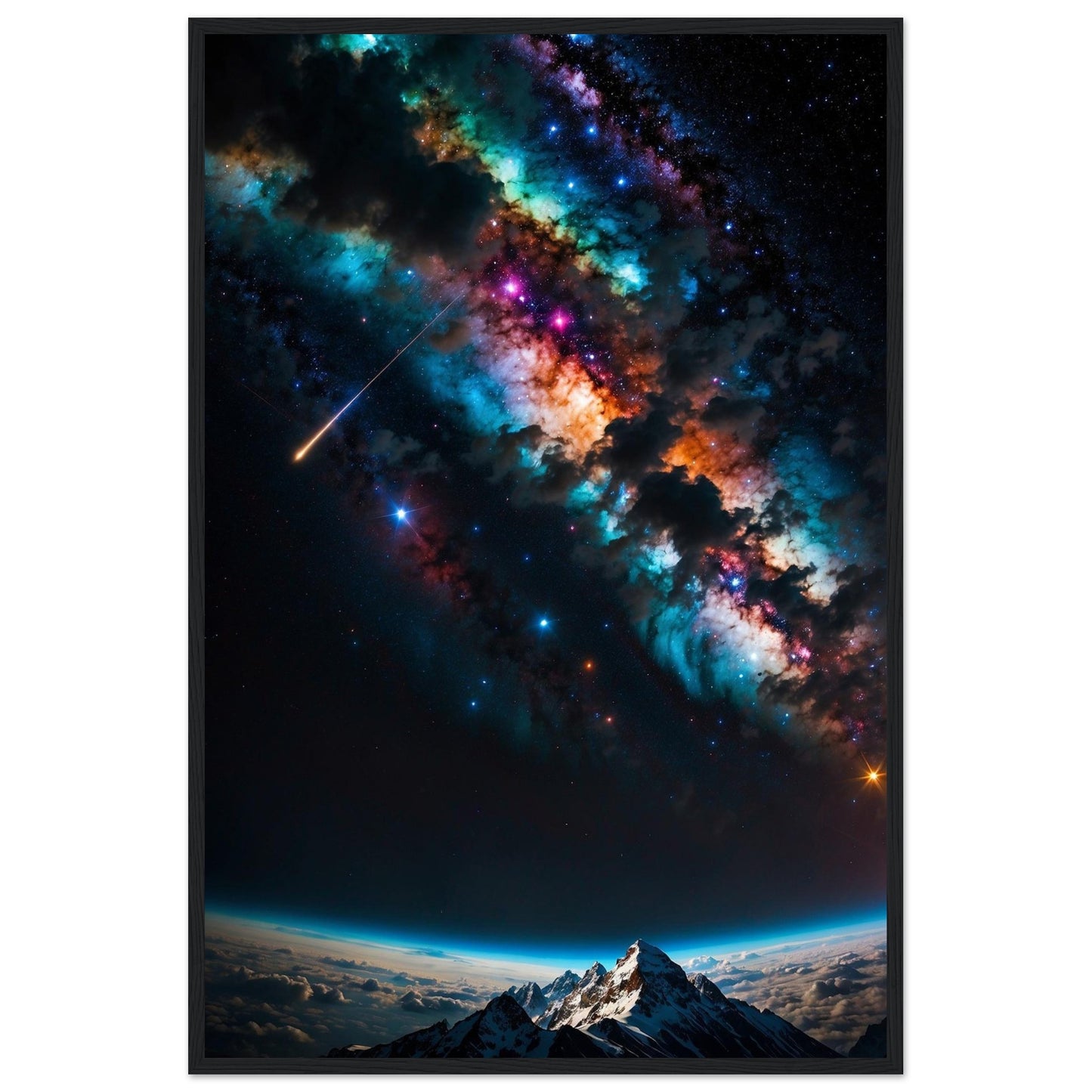 Premium Matte Paper Wooden Framed Poster