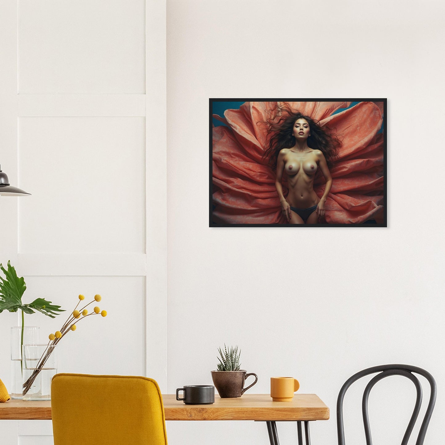 Premium Matte Paper Wooden Framed Poster