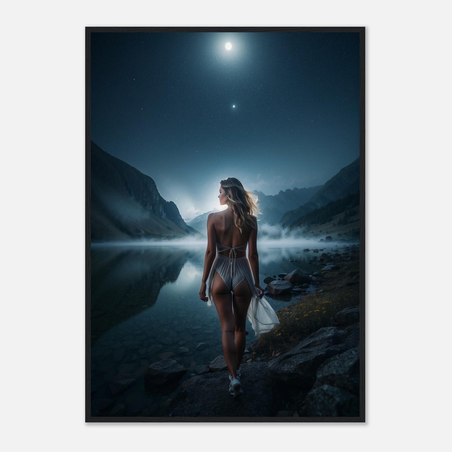 Premium Matte Paper Wooden Framed Poster