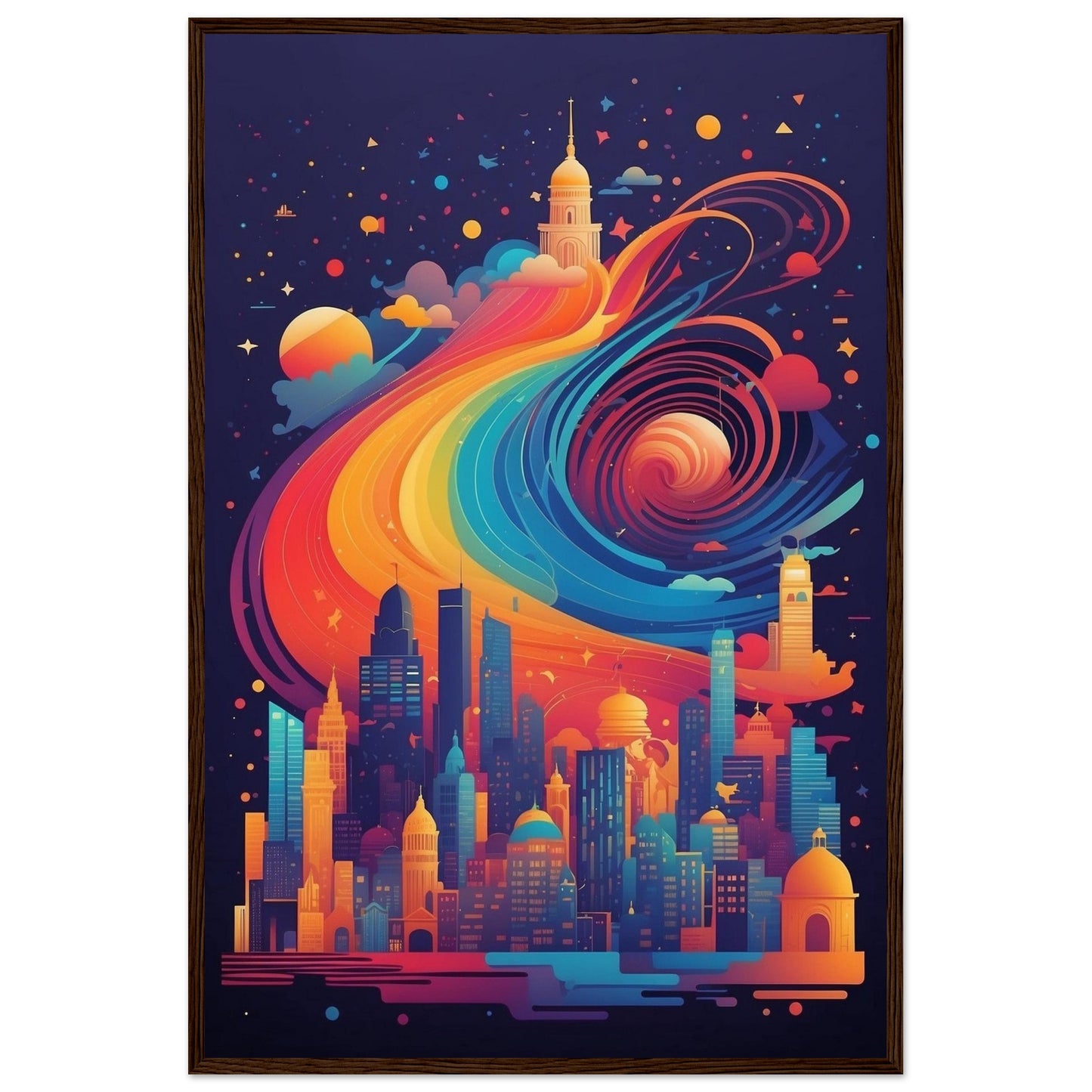 Premium Matte Paper Wooden Framed Poster