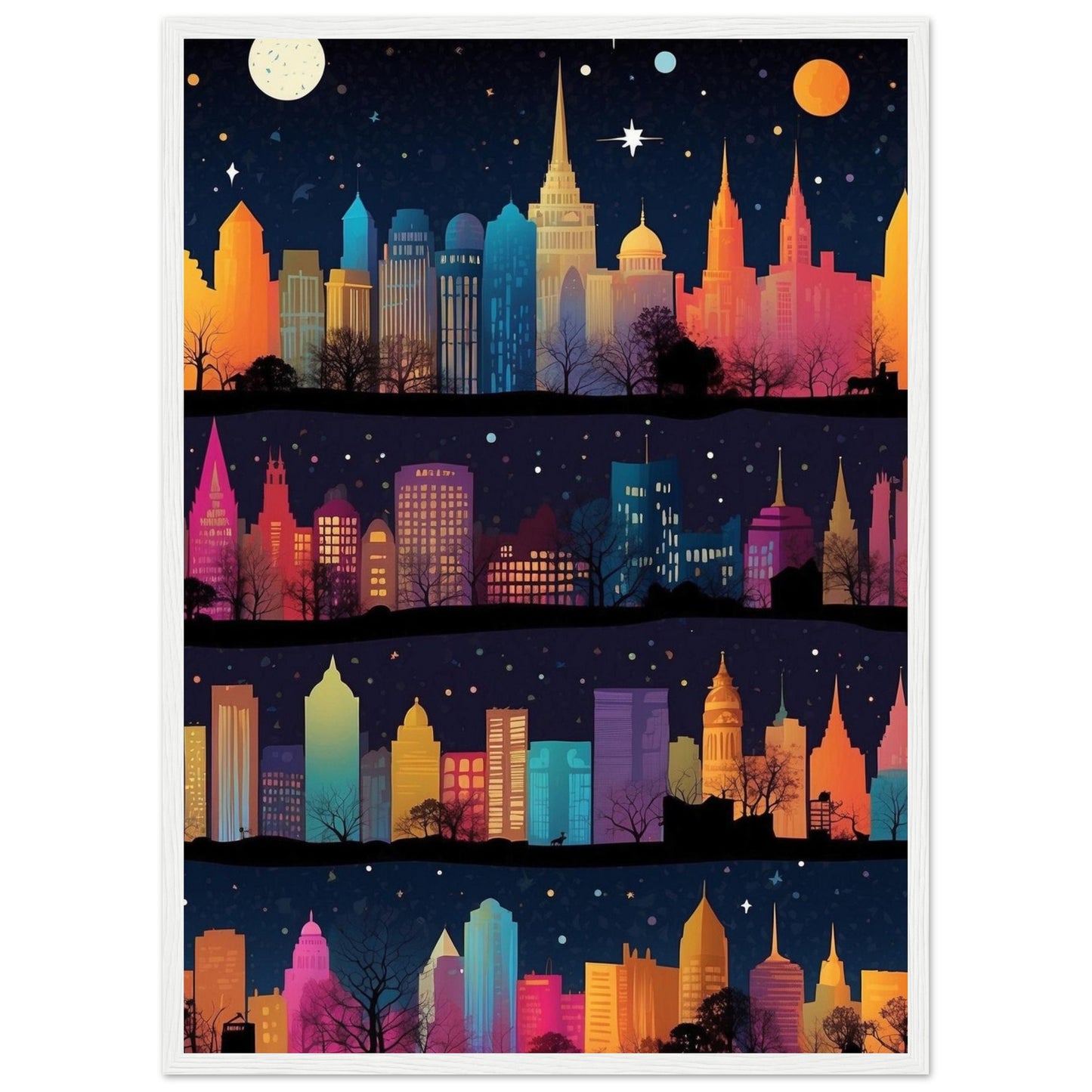 Premium Matte Paper Wooden Framed Poster