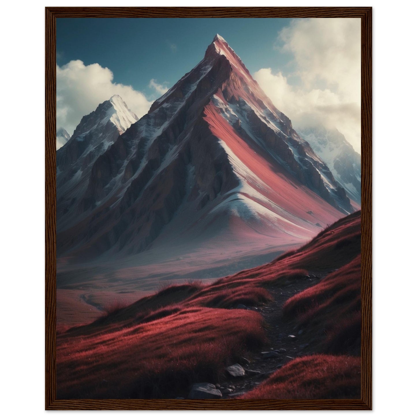 Premium Matte Paper Wooden Framed Poster