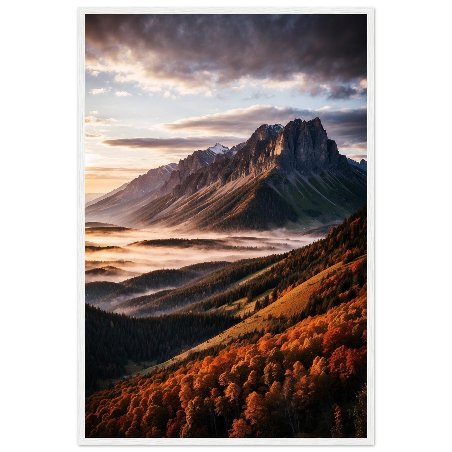 Premium Matte Paper Wooden Framed Poster