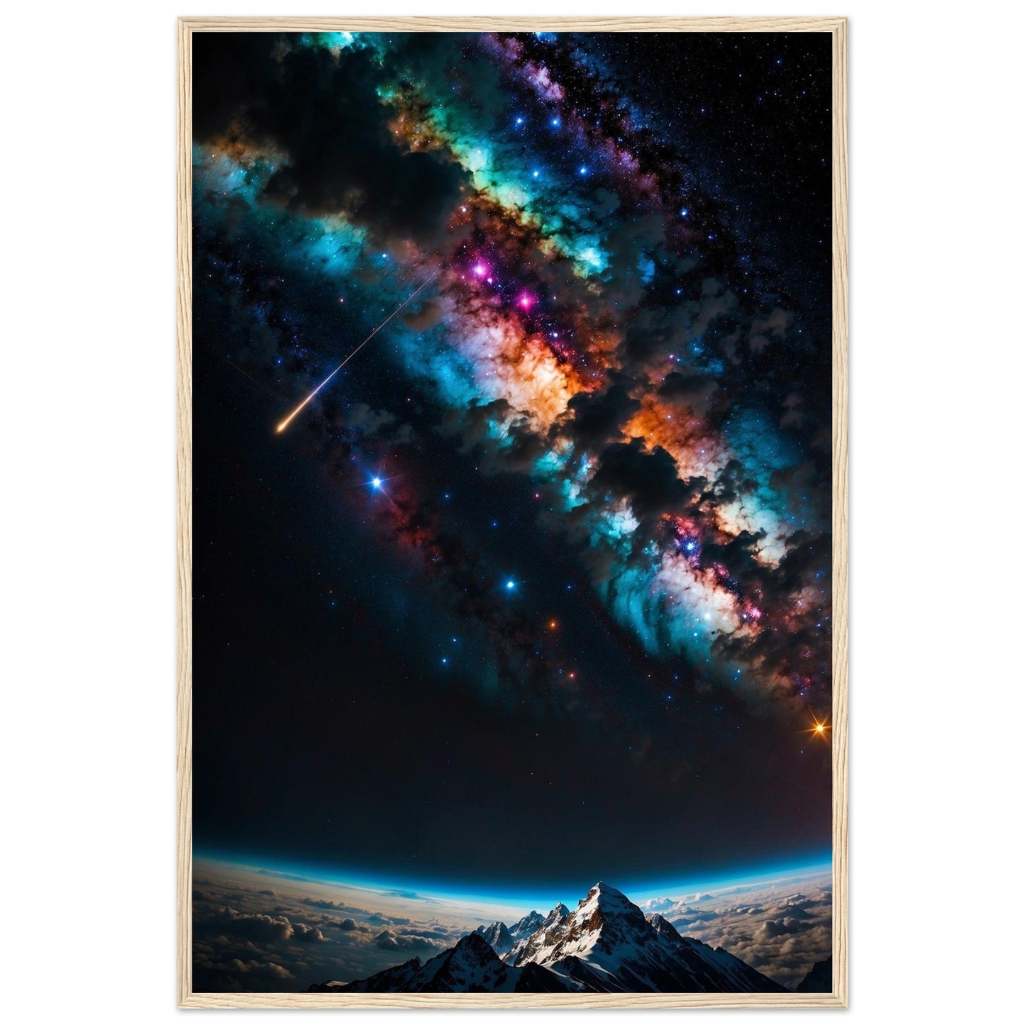 Premium Matte Paper Wooden Framed Poster