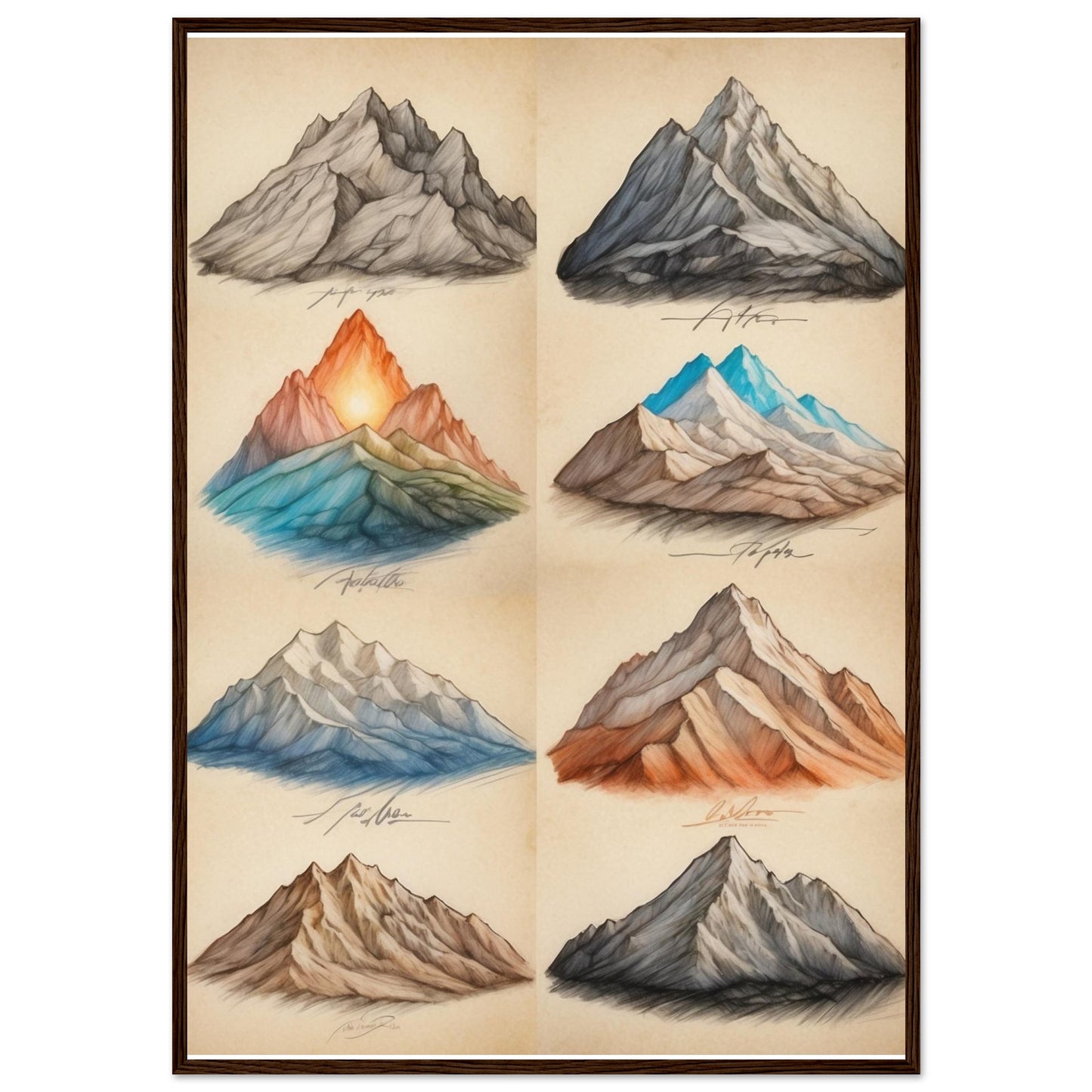 Premium Matte Paper Wooden Framed Poster