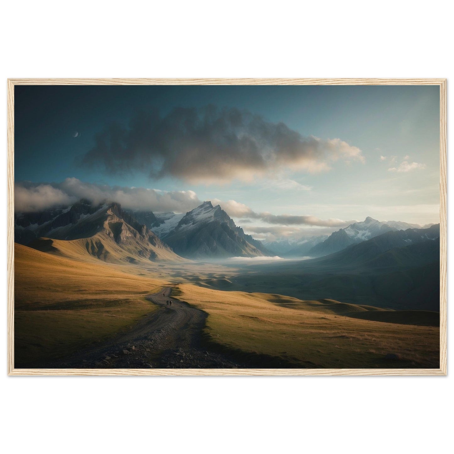 Premium Matte Paper Wooden Framed Poster