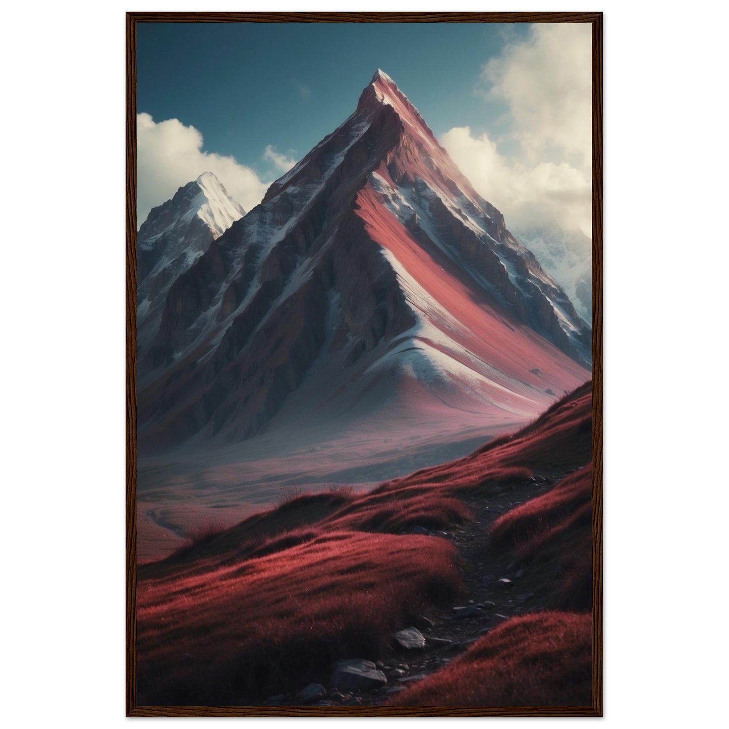 Premium Matte Paper Wooden Framed Poster