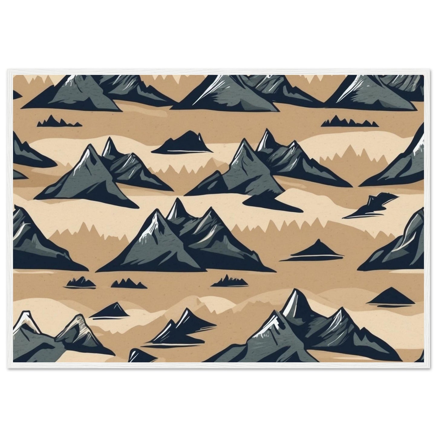 Premium Matte Paper Wooden Framed Poster