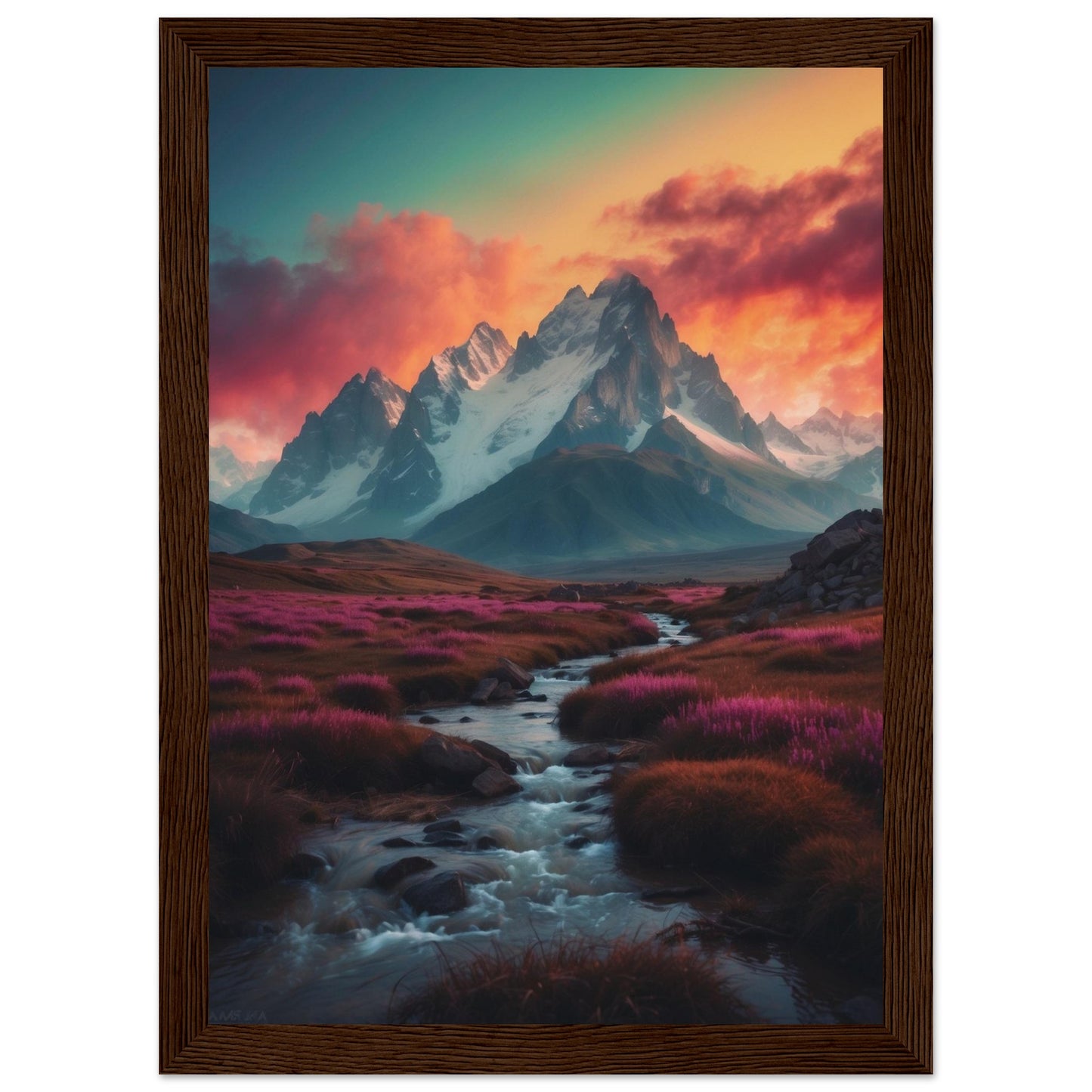 Premium Matte Paper Wooden Framed Poster