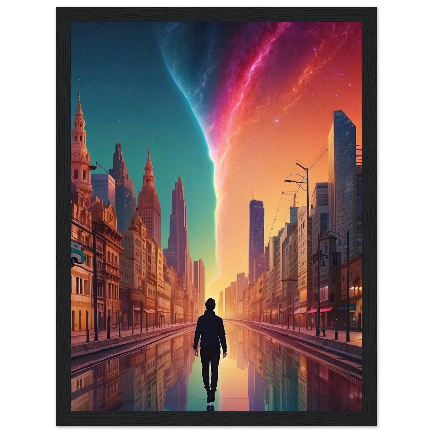 Premium Matte Paper Wooden Framed Poster