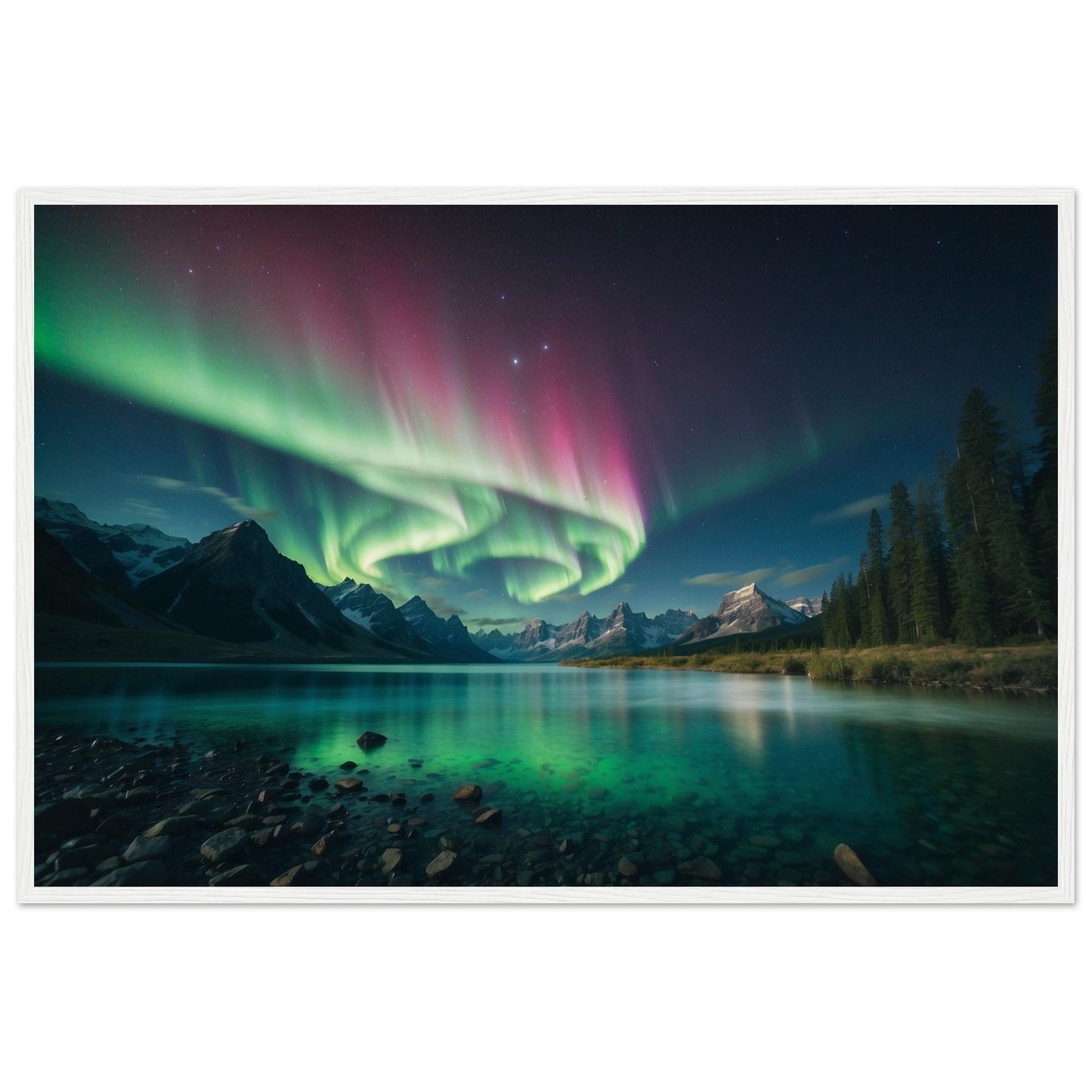 Premium Matte Paper Wooden Framed Poster