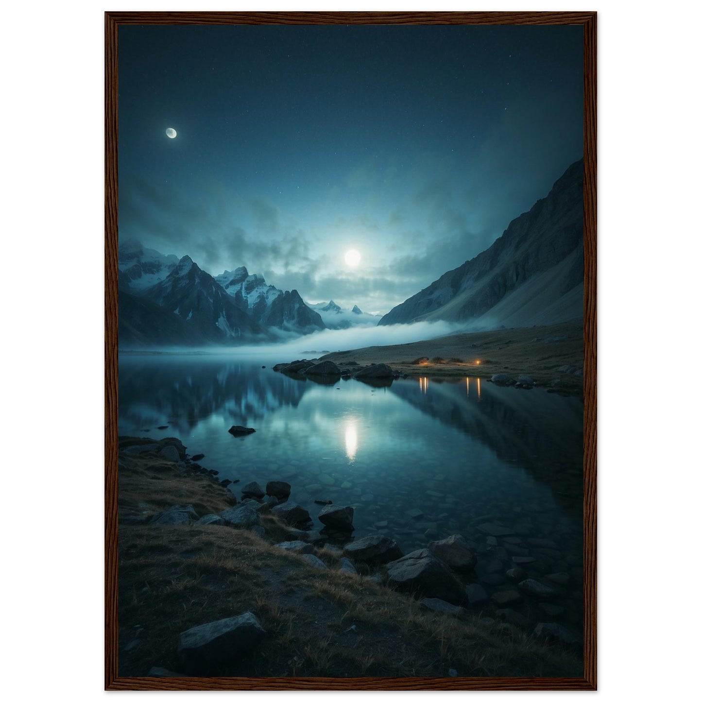 Premium Matte Paper Wooden Framed Poster