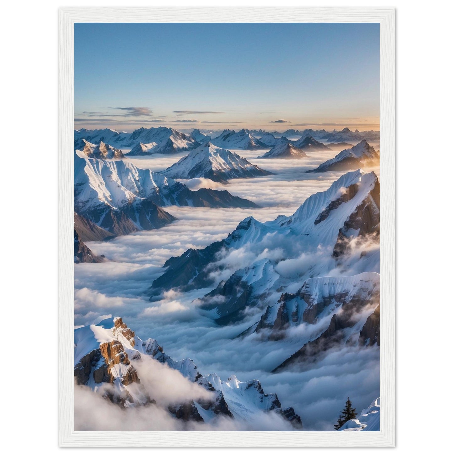 Premium Matte Paper Wooden Framed Poster