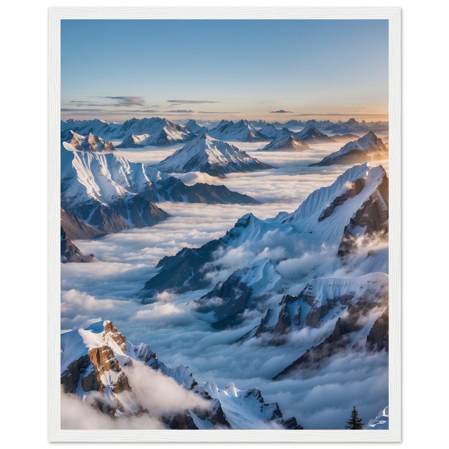 Premium Matte Paper Wooden Framed Poster