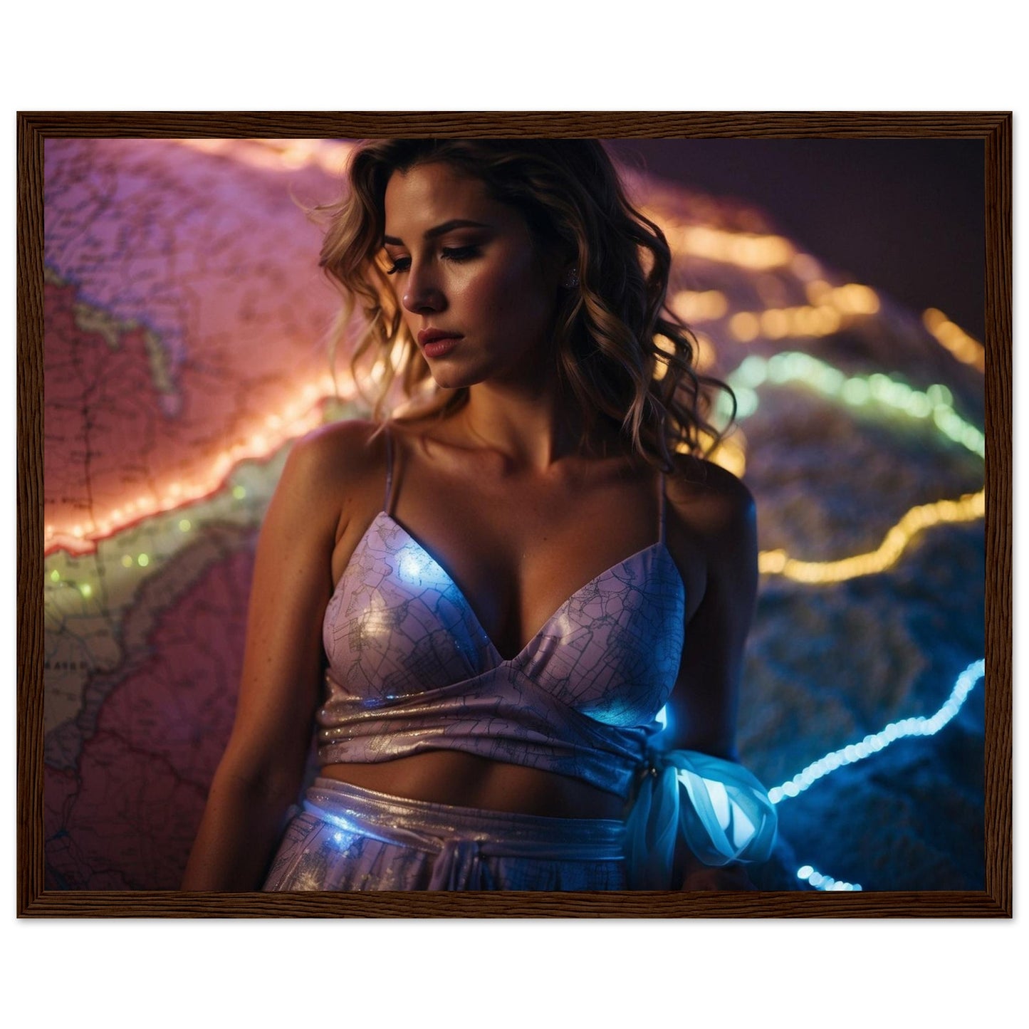 Premium Matte Paper Wooden Framed Poster