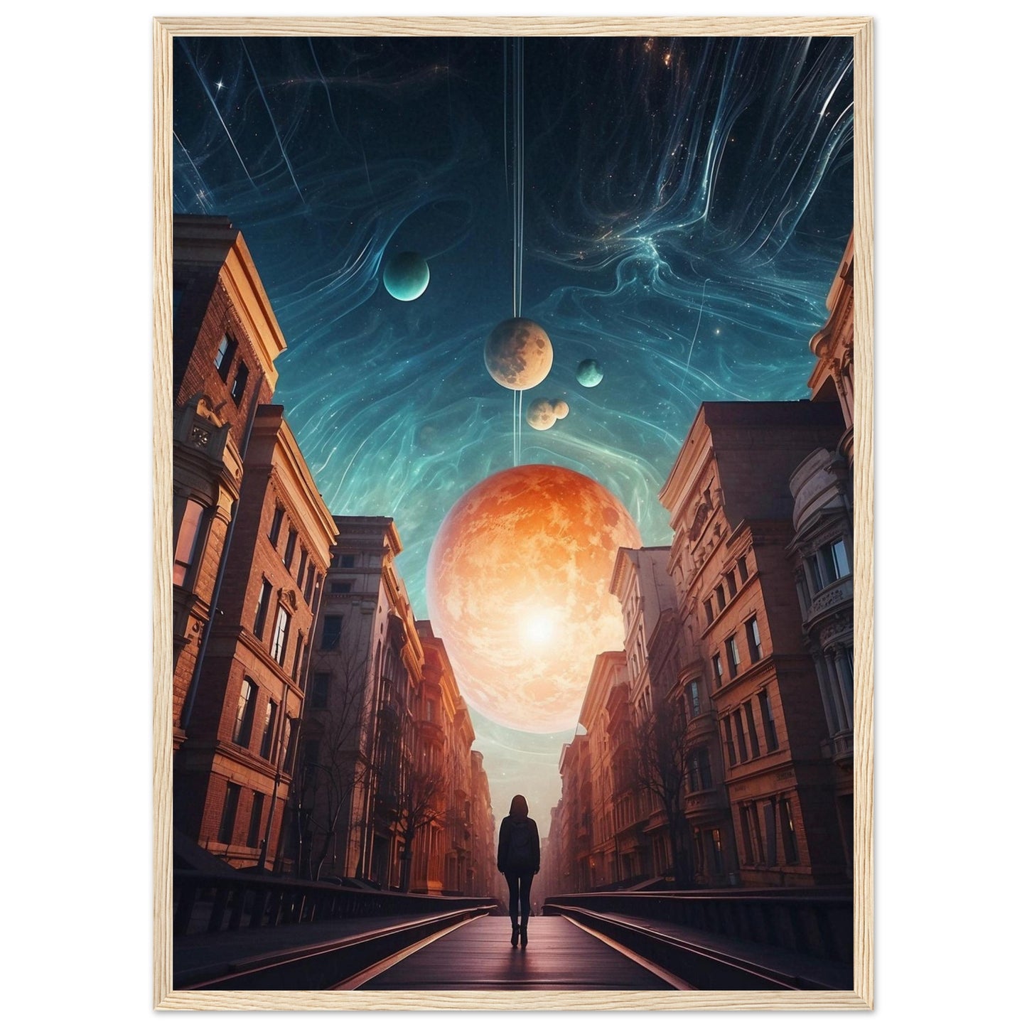 Premium Matte Paper Wooden Framed Poster